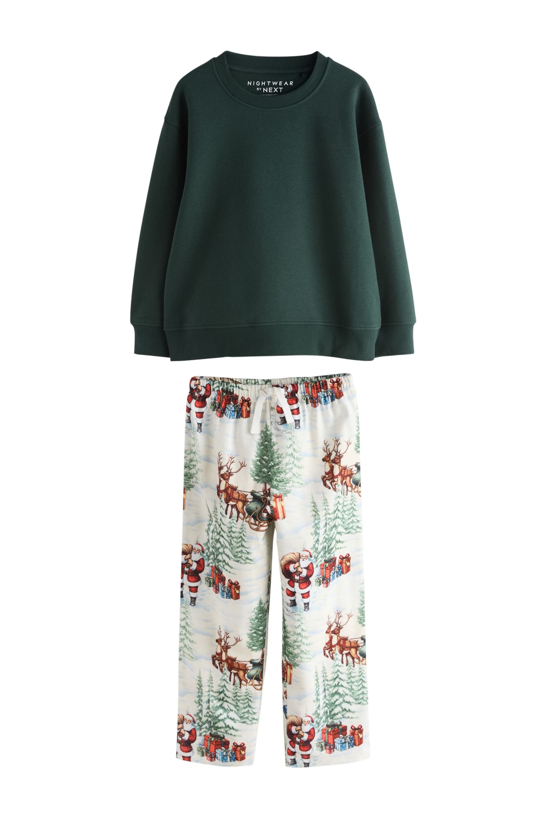 Next Pyjama Weihnachtlicher Schlafanzug, Familienkollektion (2 tlg)