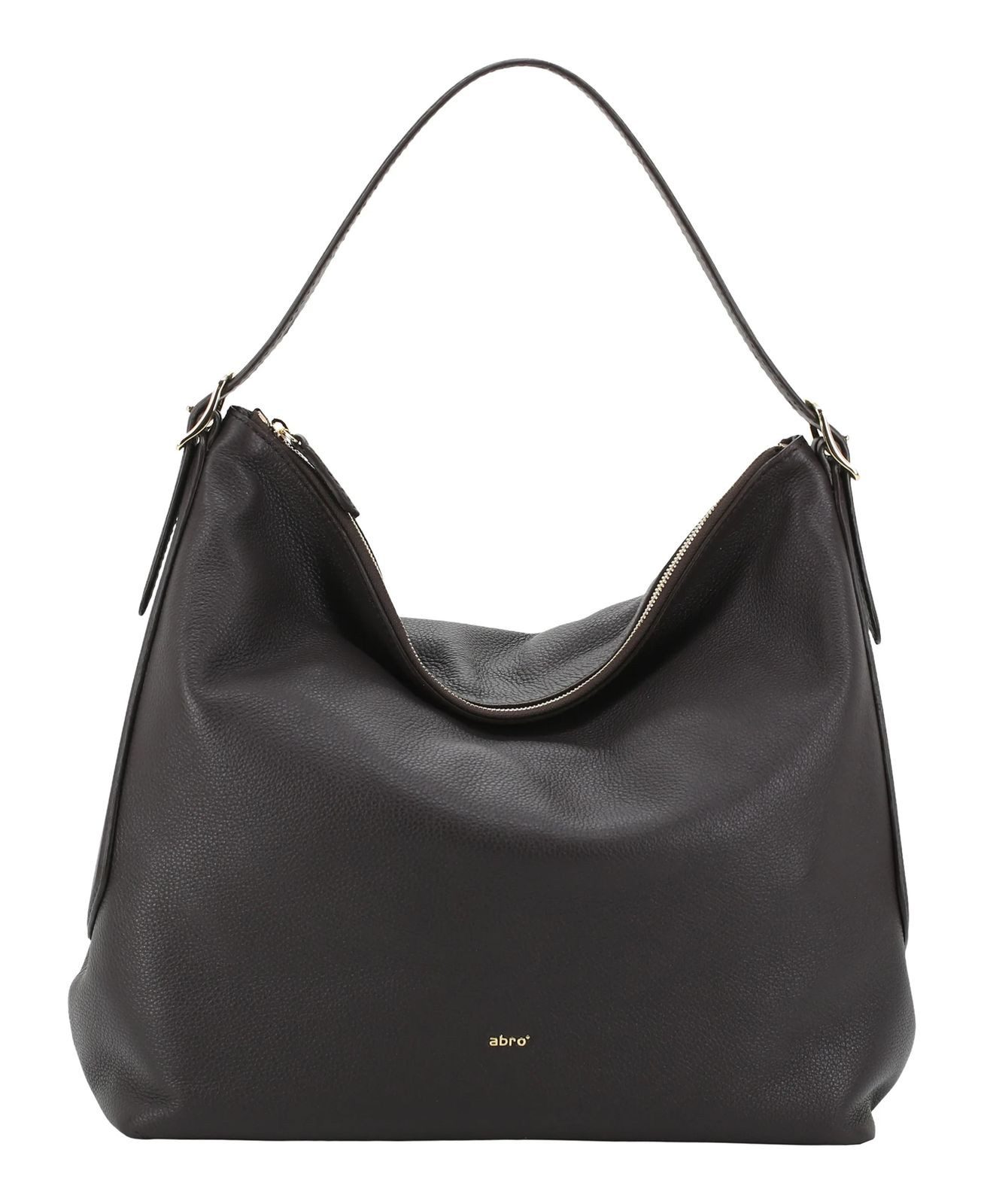 Abro Schultertasche Hobo Bag Carina, aus echtem Leder