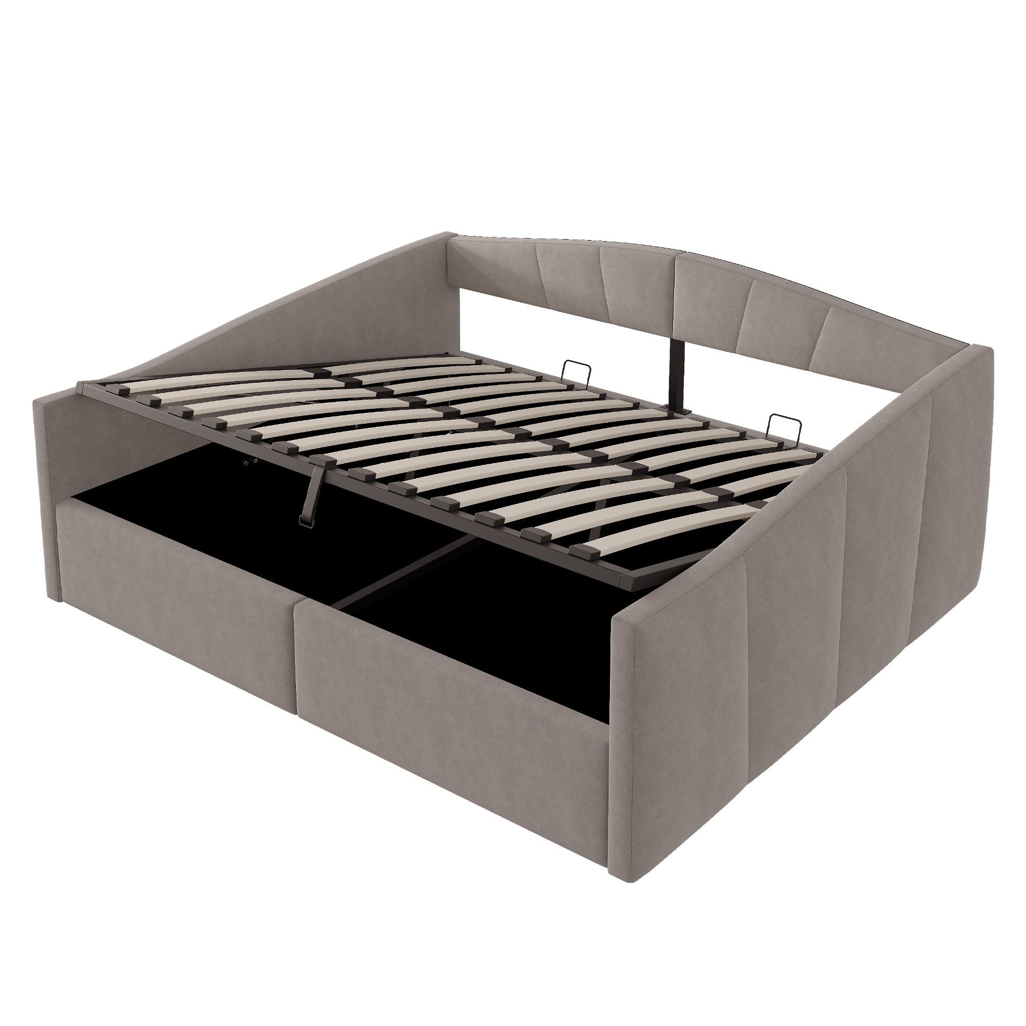 MODFU Schlafsofa mit Samtstoff & hydraulischem günstig online kaufen