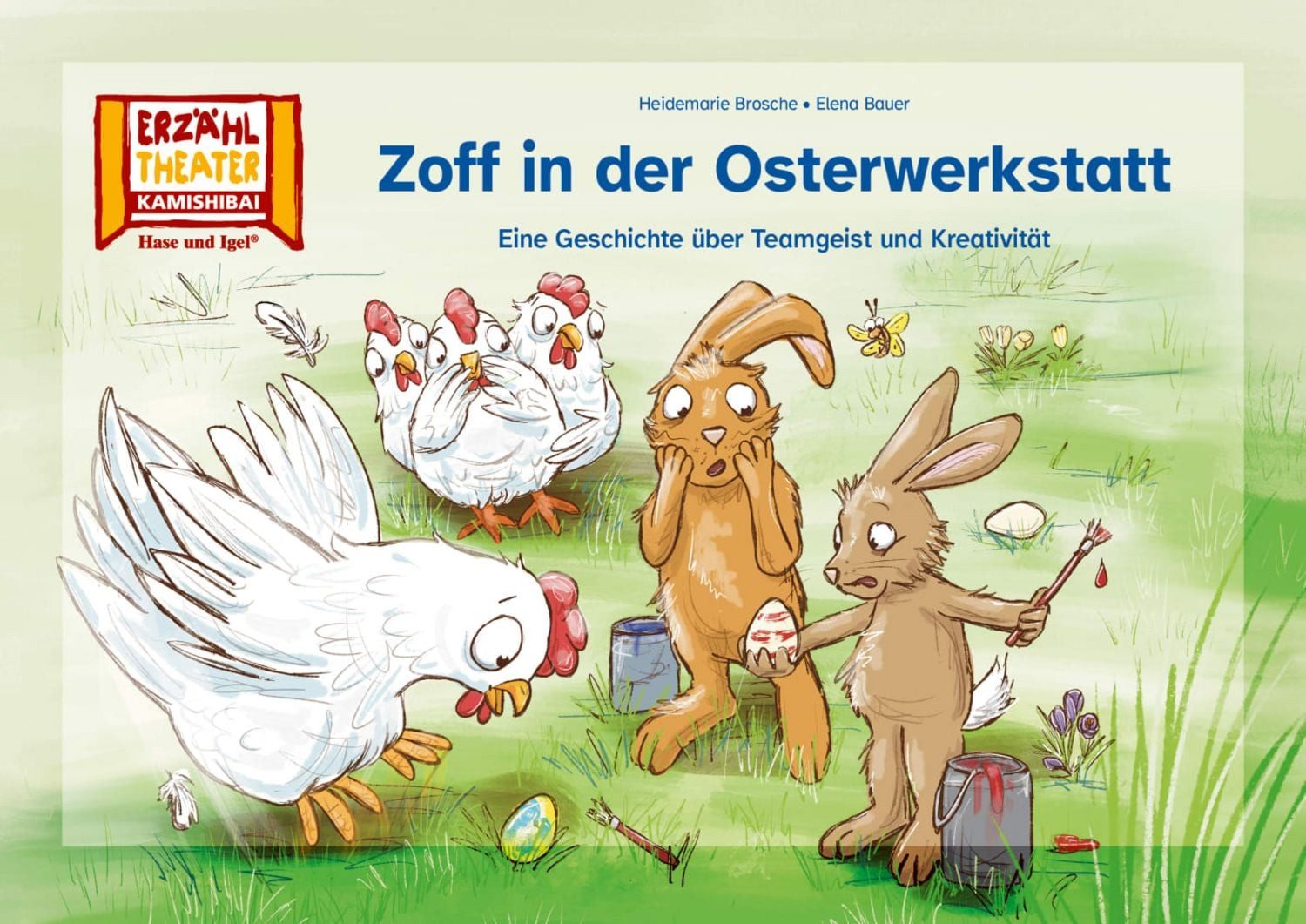 Zoff in der Osterwerkstatt / Kamishibai Bildkarten / Heidemarie Brosche