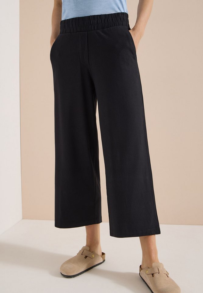 CECIL Stoffhose im elastischen Materialmix