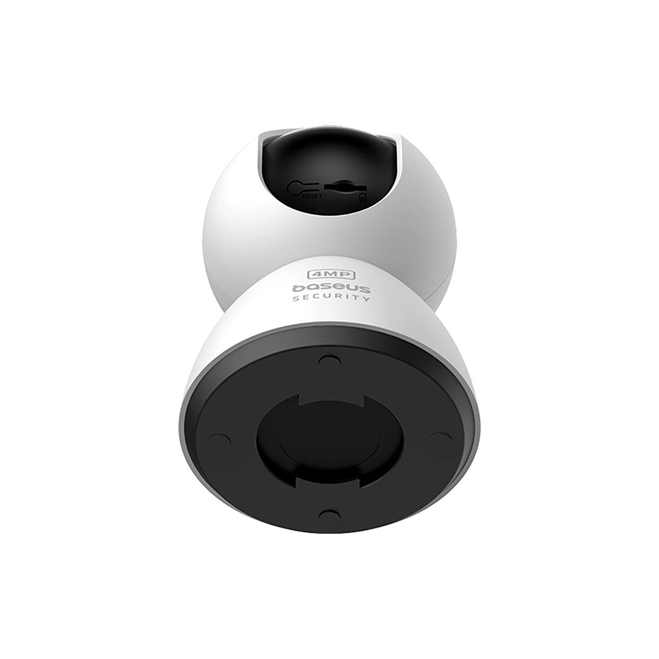 Baseus Überwachungskamera Security P1 (Innenbereich, Einzelartikel, Kamera inkl. Netzteil, USB-C-Kabel, Montageständer, Befestigungsstifte, 3K Innenkamera mit KI- und Babyschrei-Erkennung, Nachtsicht)