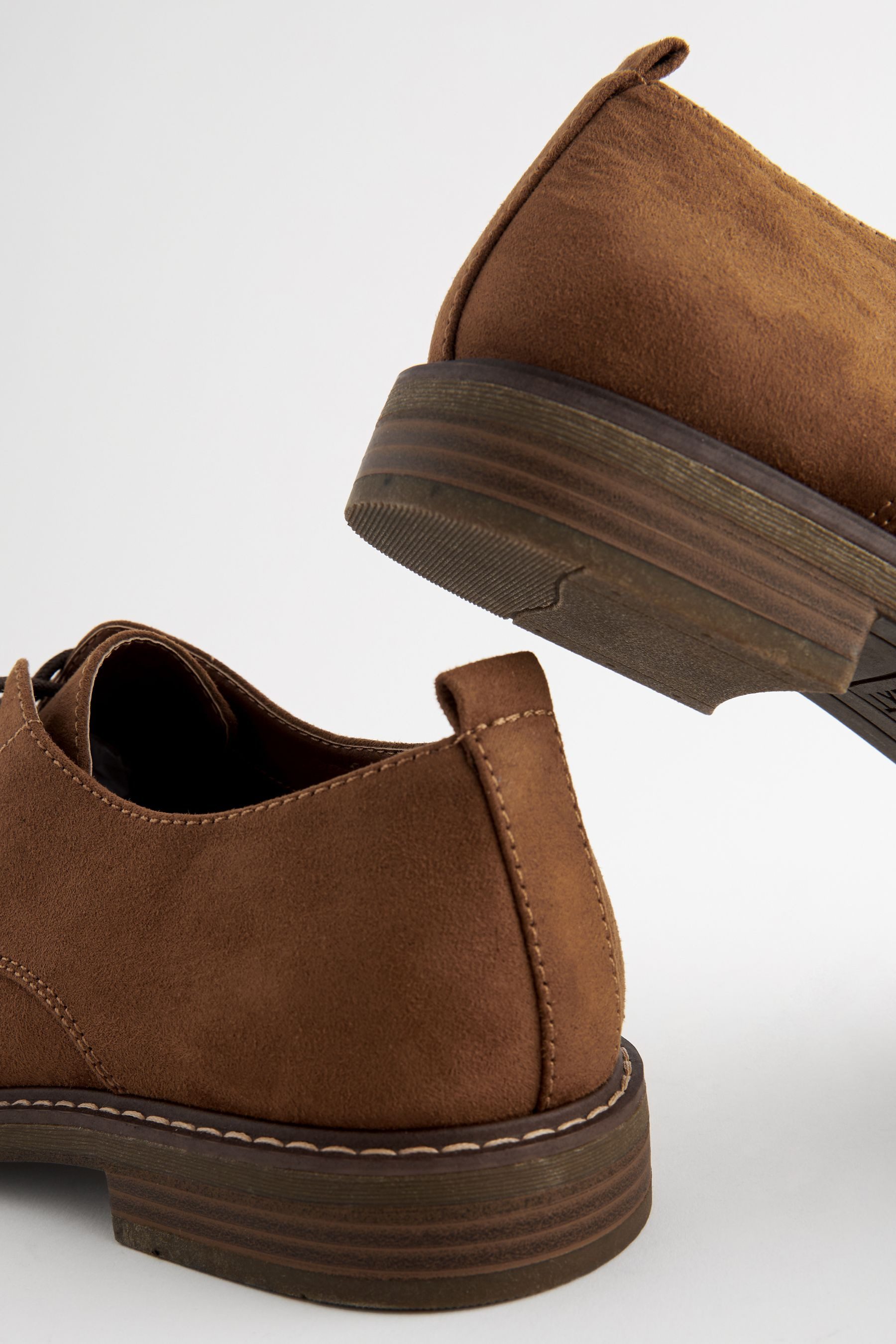 Next Derby-Schuhe aus Velourskunstleder Schnürschuh (1-tlg) günstig online kaufen