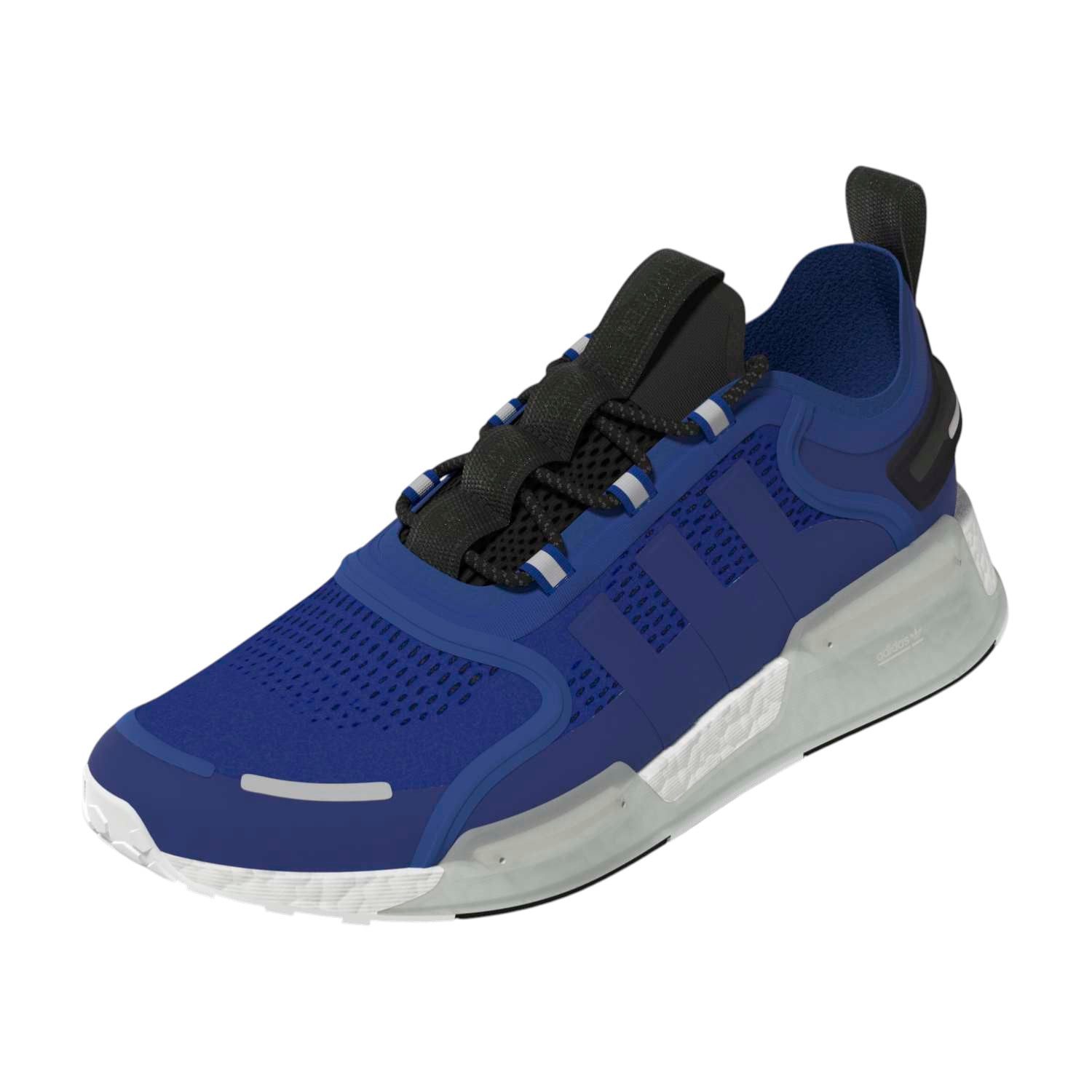 adidas Performance NMD V3 royalblau/schwarz/weiss Herren Sneaker – Bild 4 von 5