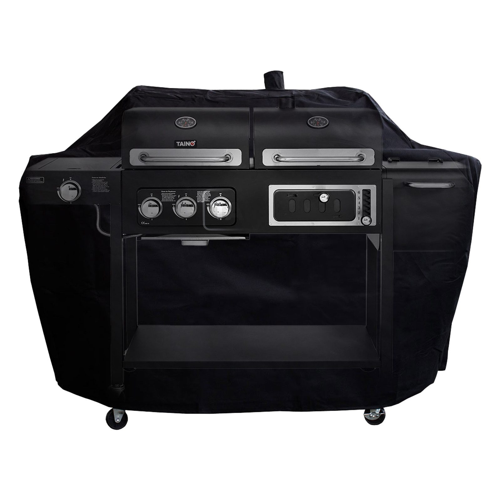 TAINO Grillabdeckhaube HERO DUO, für TAINO HERO DUO, Wetterschutz, Oxford Gewebe, 162x53x100cm (BxTxH)