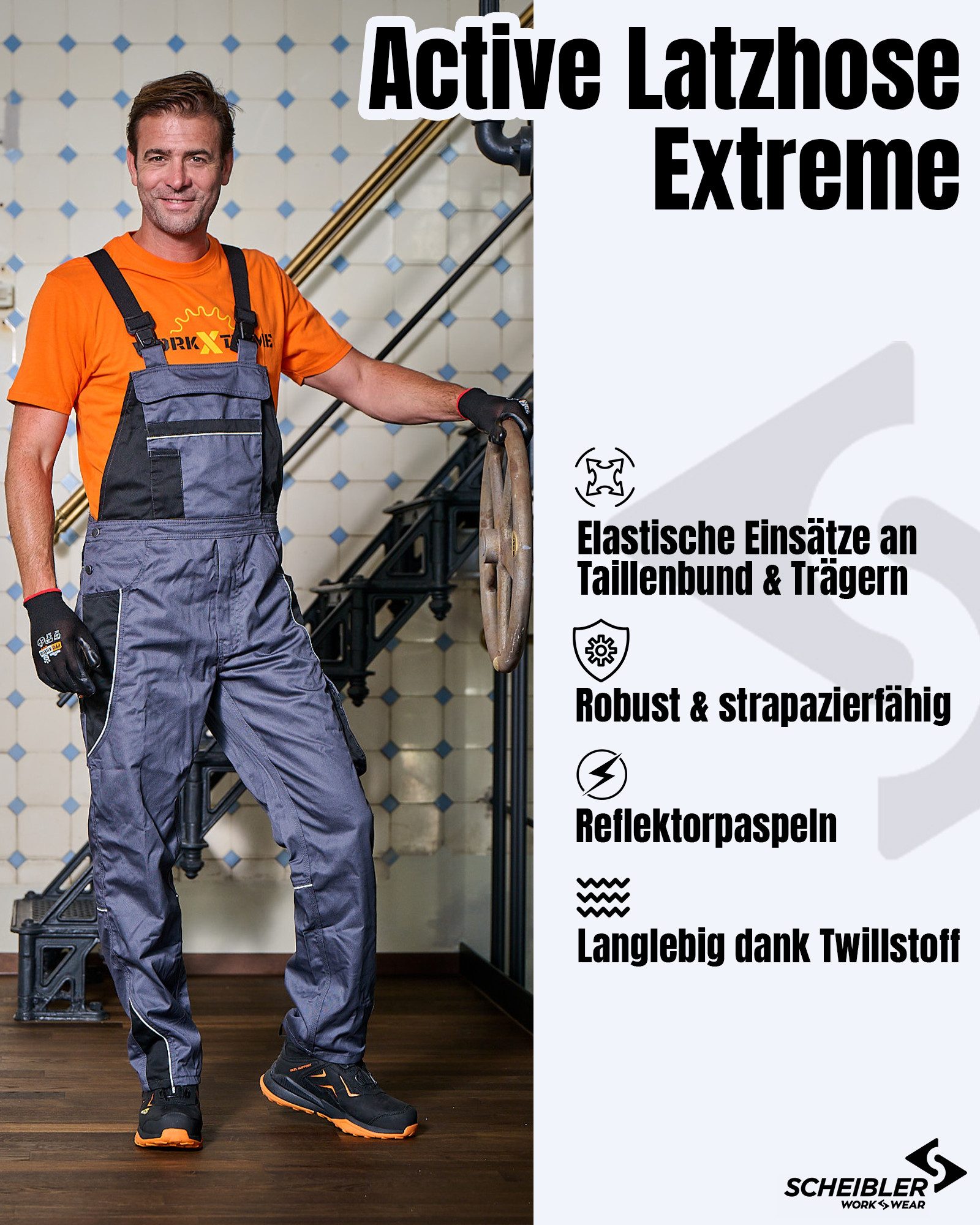 SCHEIBLER WORKWEAR Arbeitslatzhose Active Extreme aus günstig online kaufen