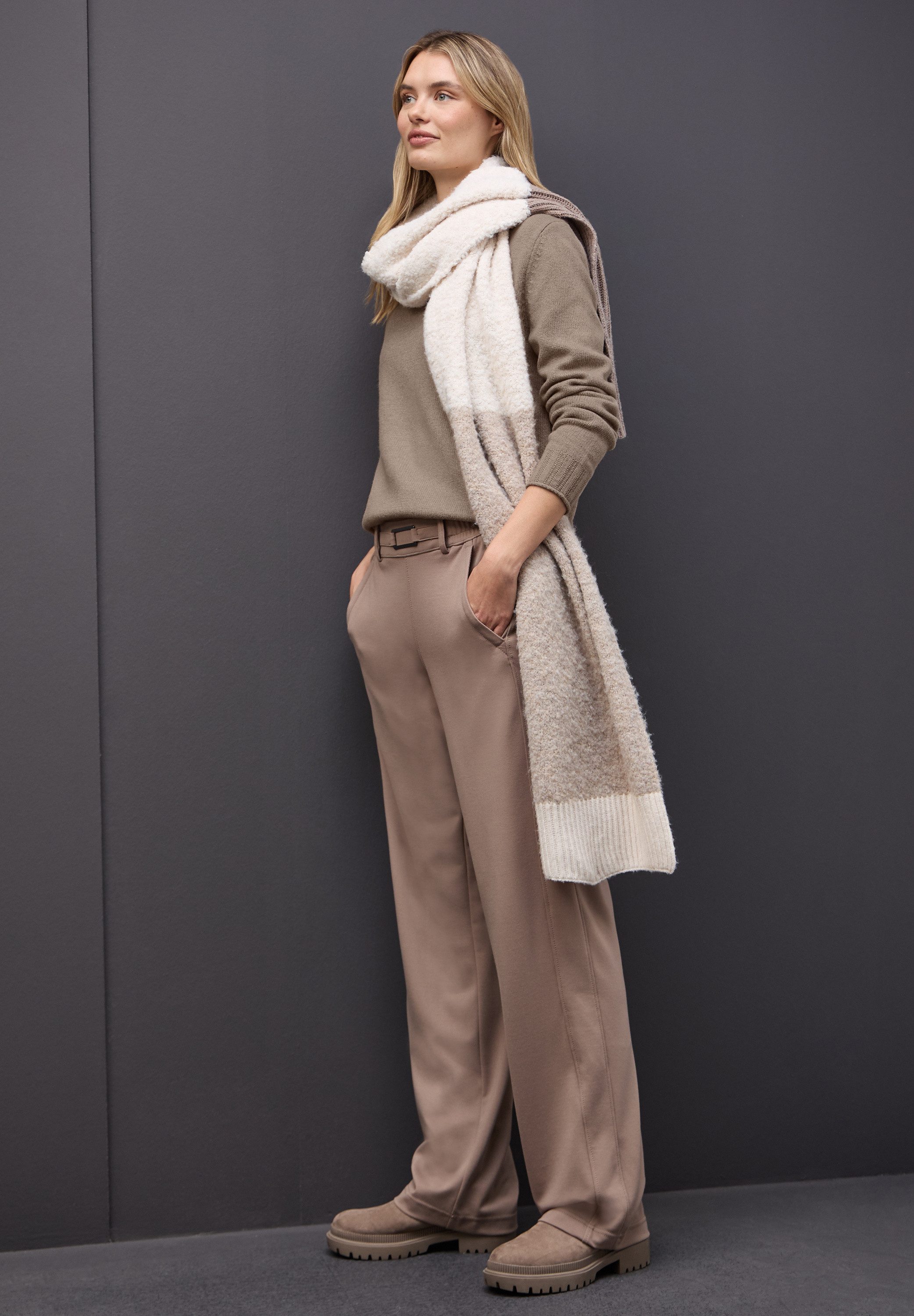 STREET ONE Rollkragenpullover mit Rippbündchen