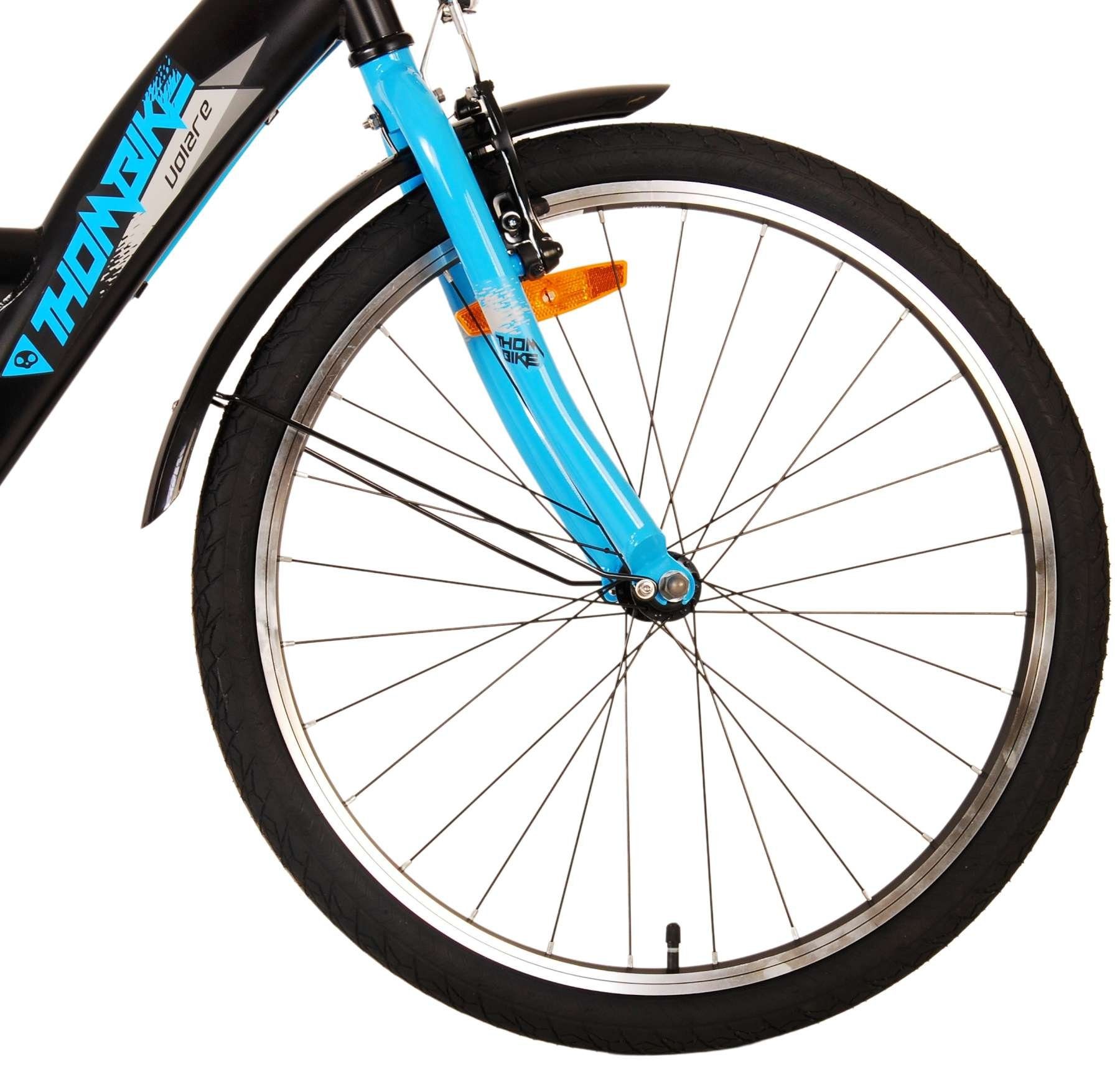 Volare Kinderfahrrad Thombike - Jungen - Verschiedene Größen und Farben - bis 115 kg, 3 Gang Shimano, 85% zusammengebaut, Lenkerhöhe einstellbar, 24 oder 26 Zoll
