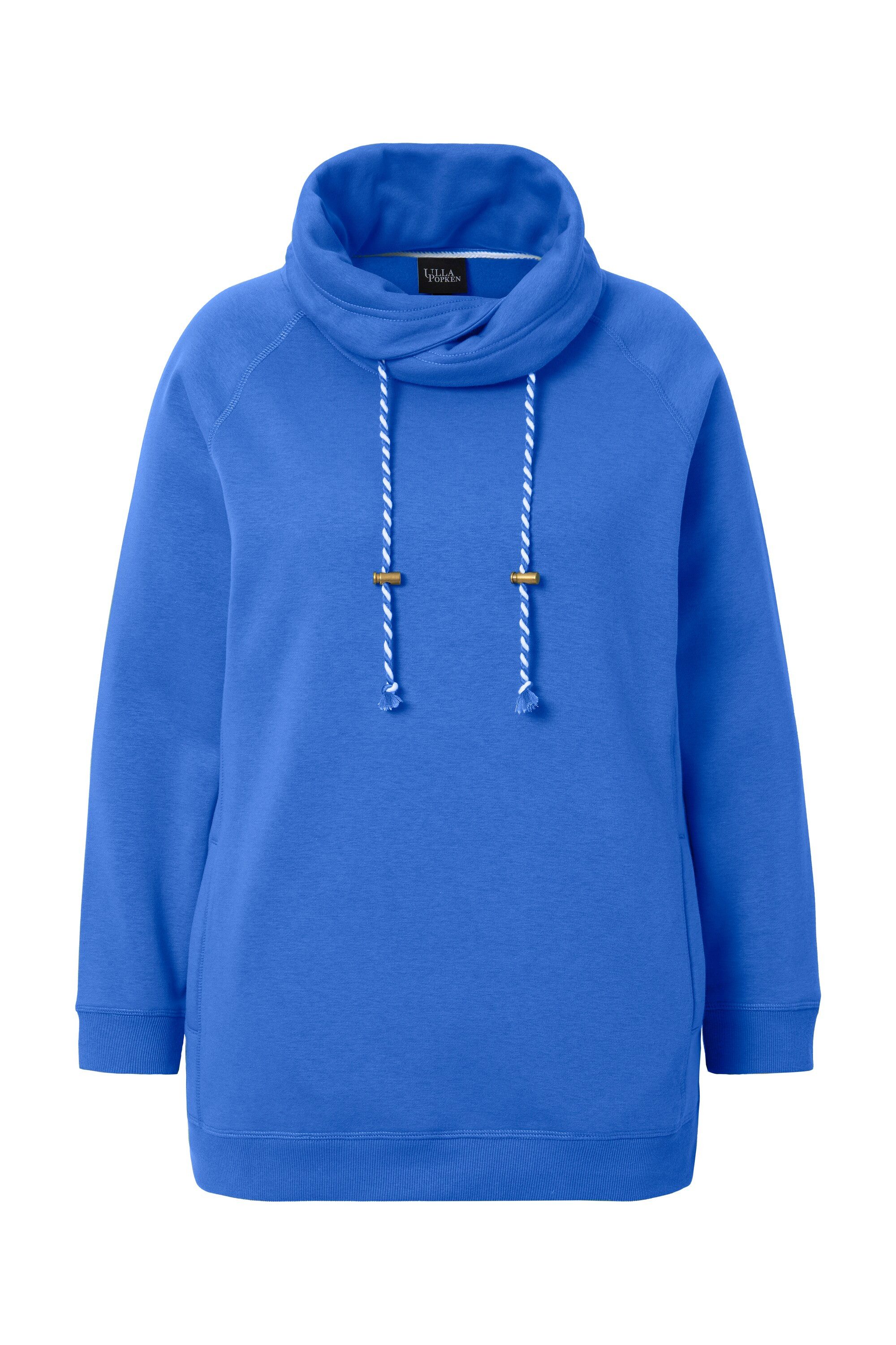 Ulla Popken Sweatshirt Bis 64 Sweatshirt mit Stehkragen Pullover günstig online kaufen