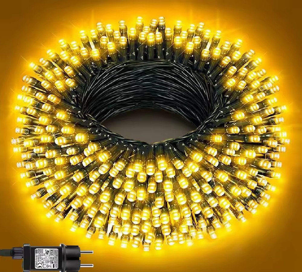 Montegoni LED-Lichterkette 10m 100 LEDs Lichterkette warmweiß, Weihnachtsde günstig online kaufen