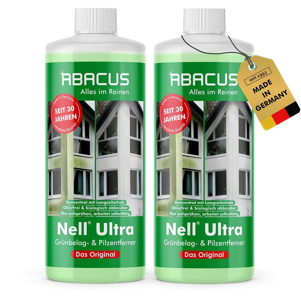Nell Ultra Algenentferner, Grünbelagentferner, Flechtenentferner Grünbelagentferner