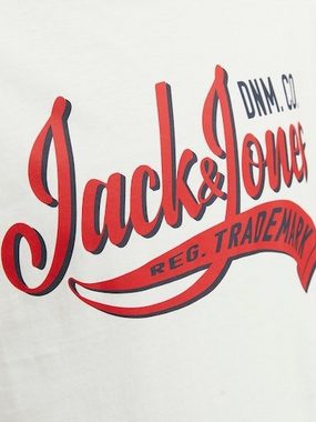 Jack & Jones Rundhalsshirt JJELOGO TEE SS O-NECK 2 COL AW23 SN