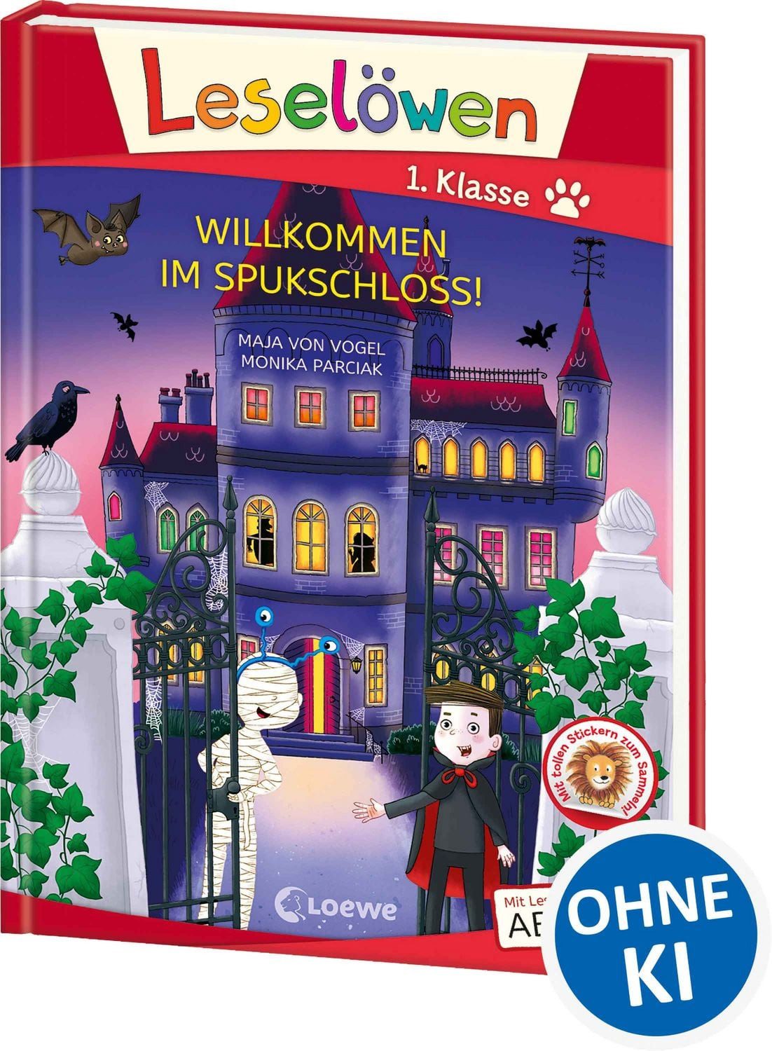 Leselöwen 1. Klasse - Willkommen im Spukschloss! (Großbuchstabenausgab / Maja von Vogel