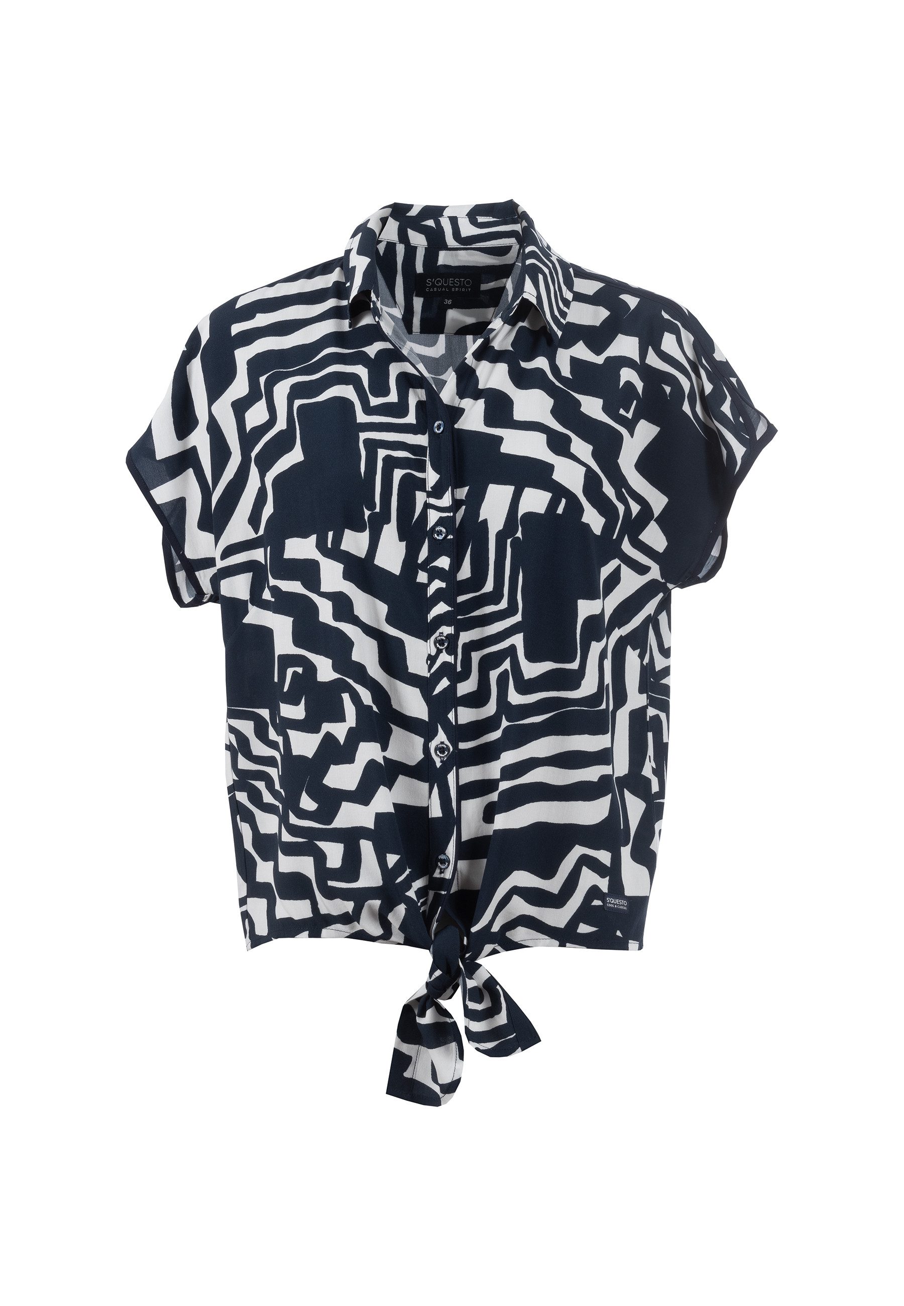 Kurzarmbluse Bluse 1/2