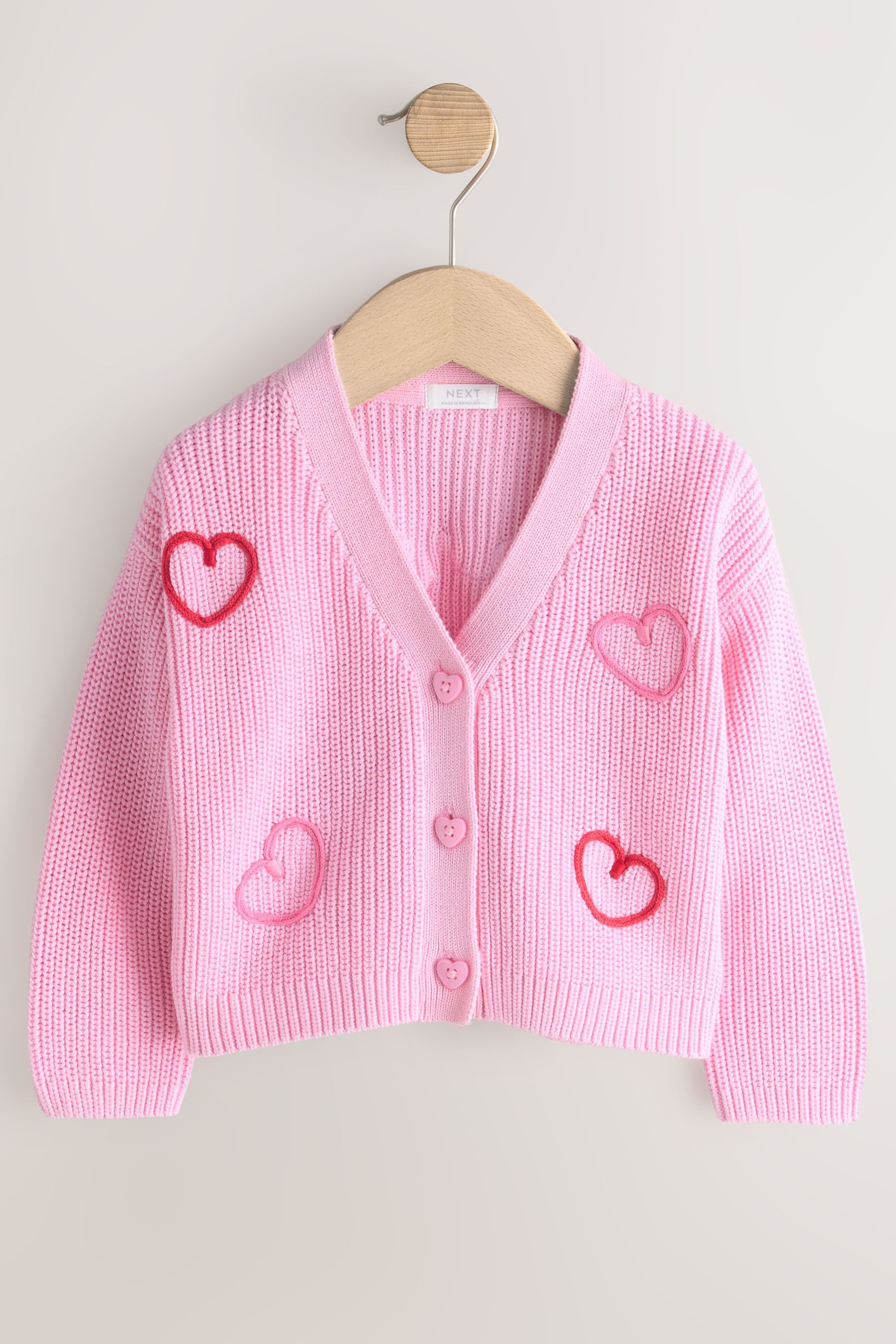 Next Strickjacke Strickjacke, Love Bug (1-tlg)