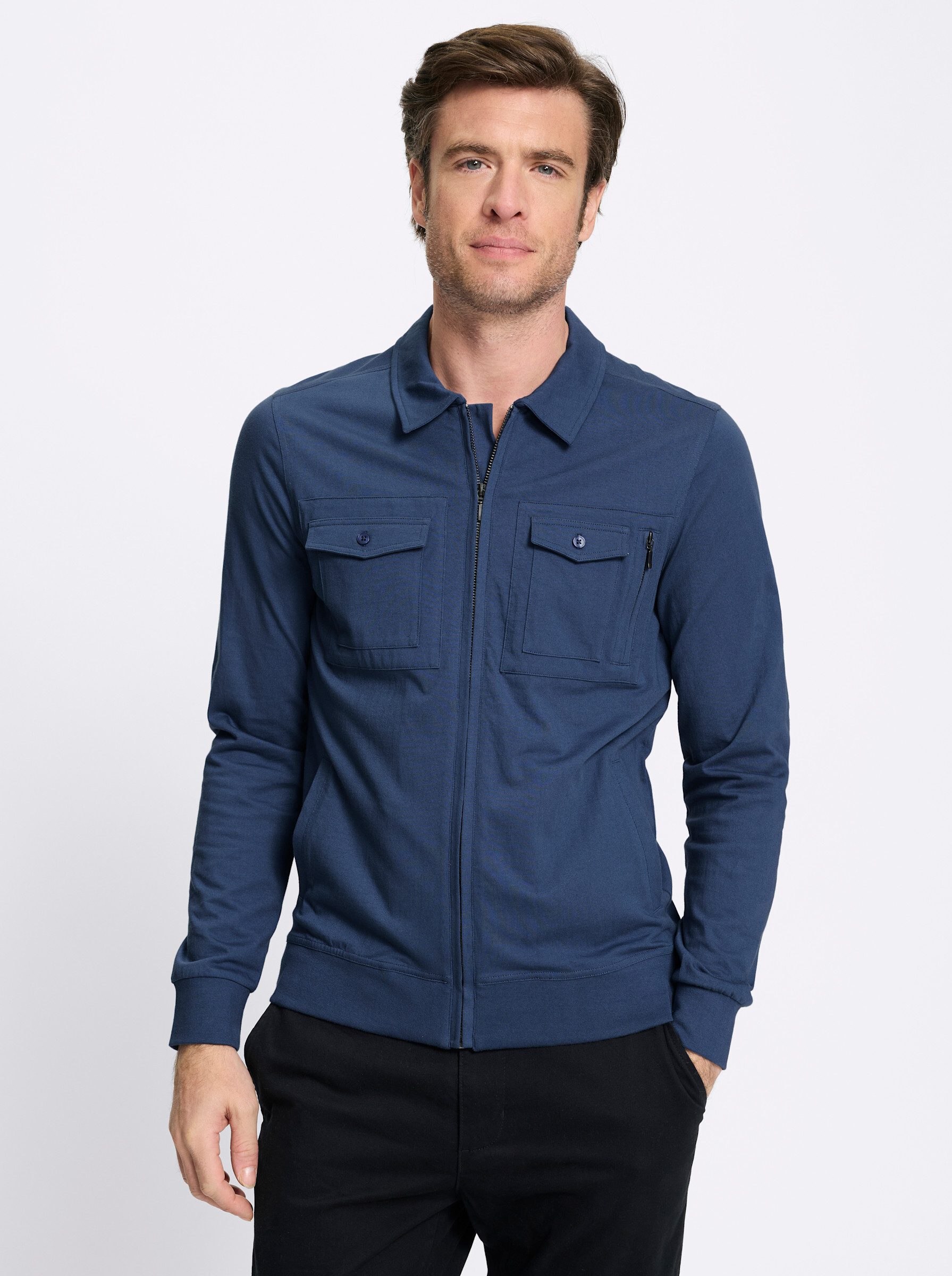 Witt T-Shirt Shirtjacke Langarm