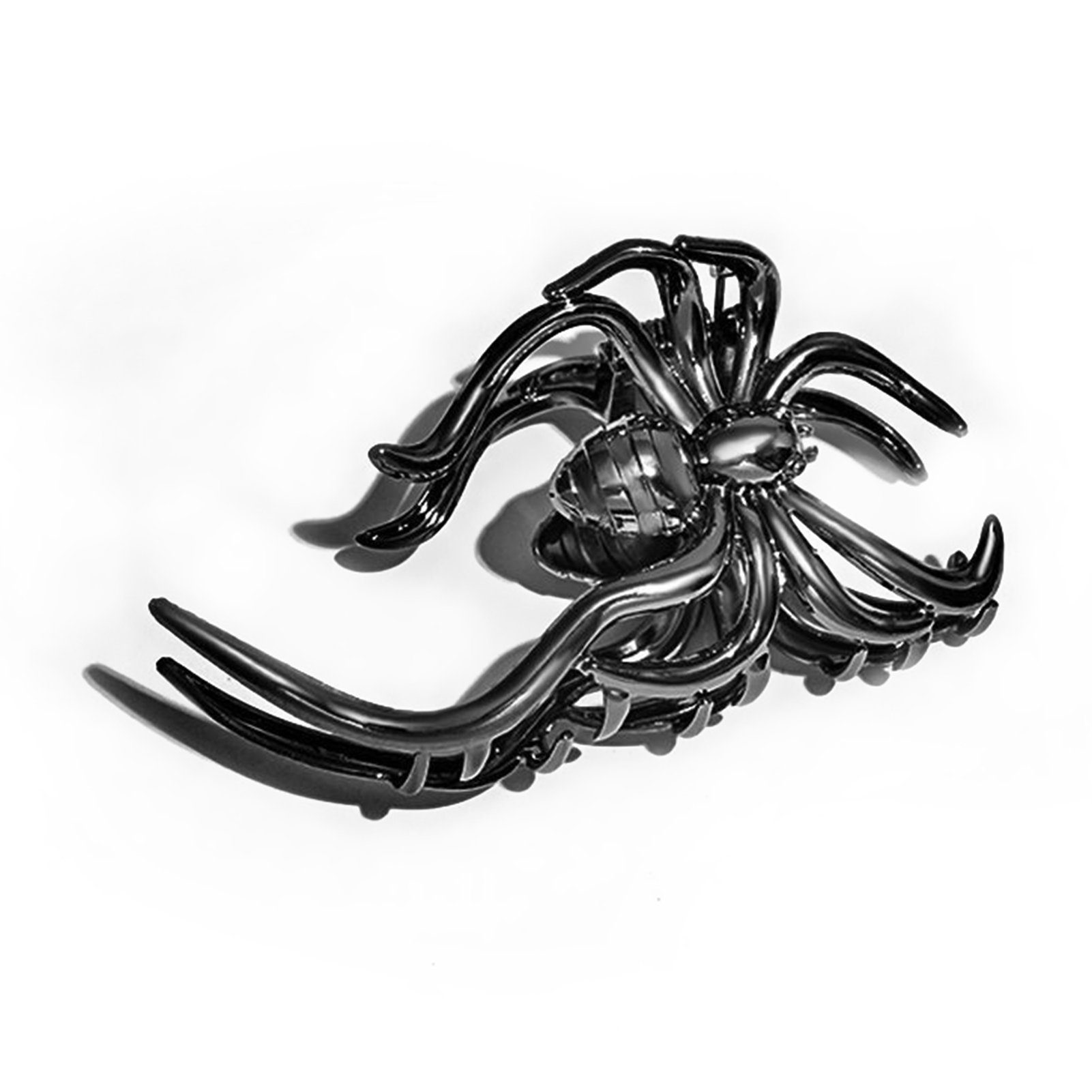 Waffenfarbe Große Diadem Tragbare Blusmart Spinnen-Haarspange, Stilvolle