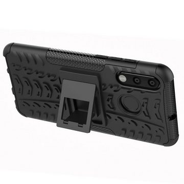 CoolGadget Handyhülle Outdoor Case Hybrid Cover für Huawei P30 Lite 6,2 Zoll, Schutzhülle extrem robust Handy Case für Huawei P30 Lite Hülle