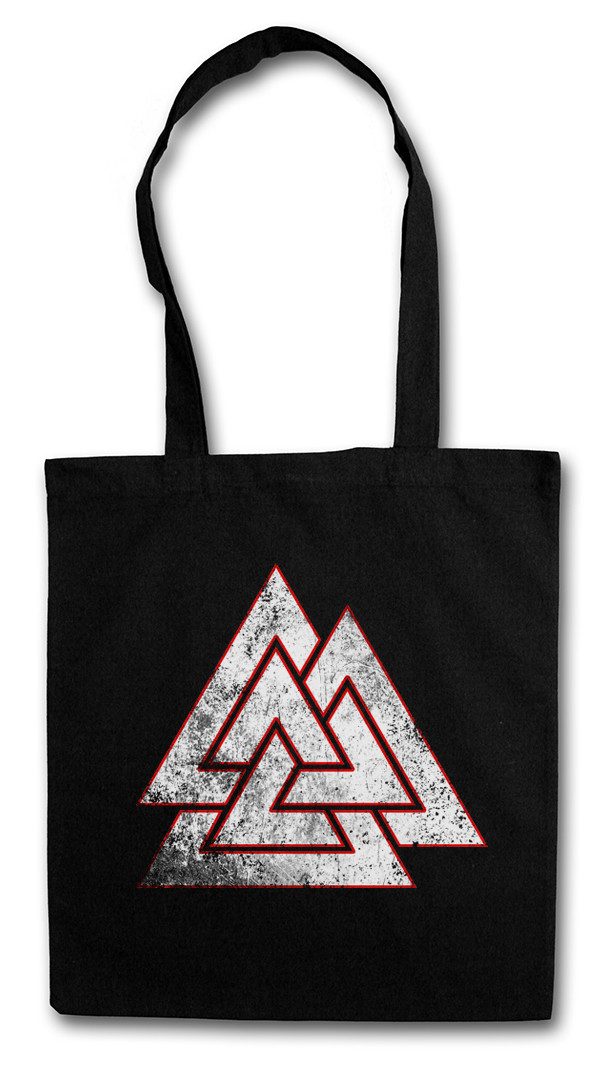 Beuteltasche Wotan Knoten Knot Symbol Stofftasche Wotansknoten Odin Thor Tyr Loki
