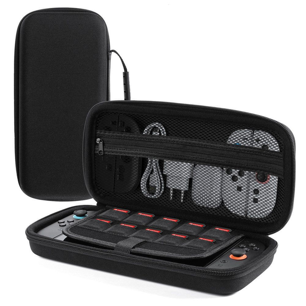 Dux Ducis Nintendo-Schutzhülle Dux Ducis Switch 2 Hülle mit Griff und Fächern Schwarz