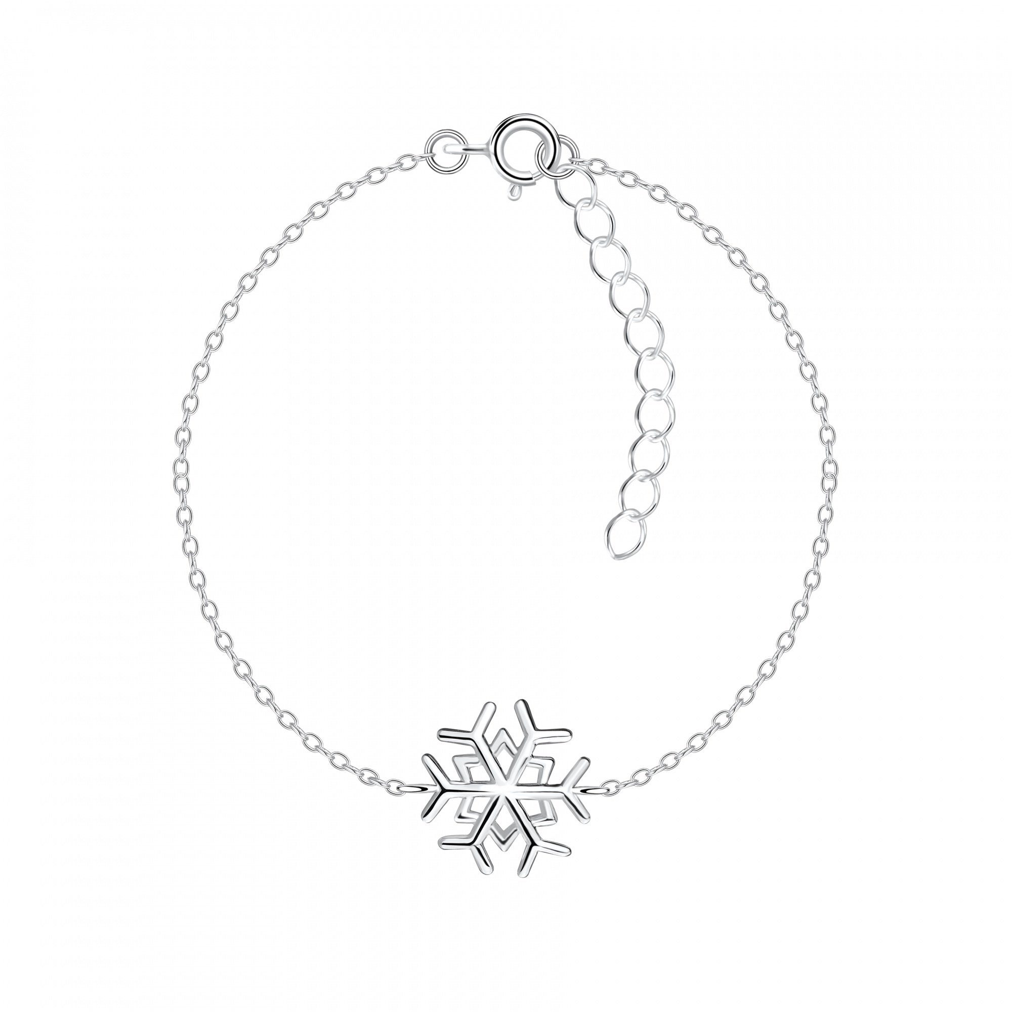 Silberarmband SCHNEEFLOCKE