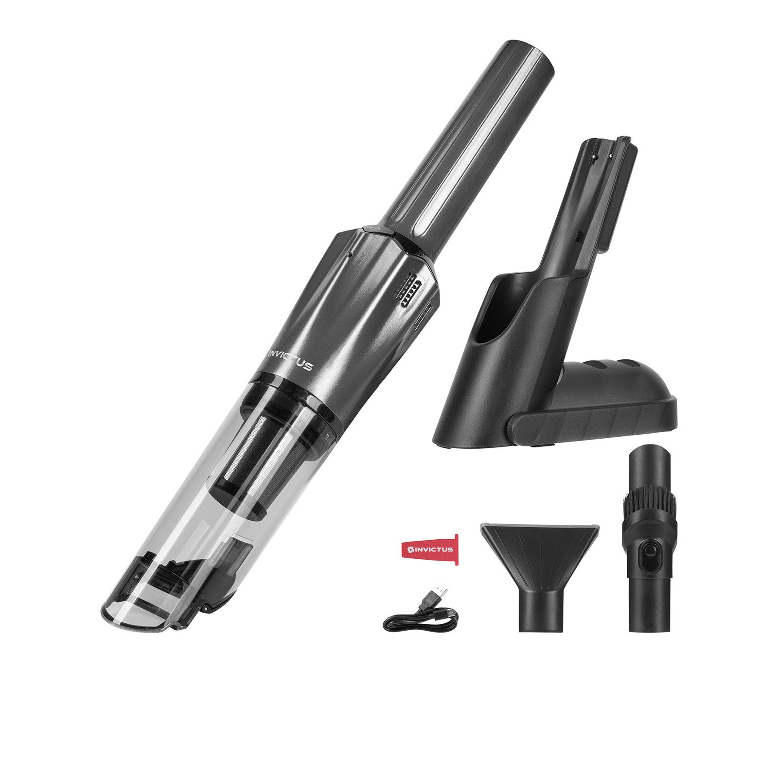 Genius Handstaubsauger Genius INVICTUS ONE PRESTIGE Set 9-tlg., 90 W, beutellos, leicht