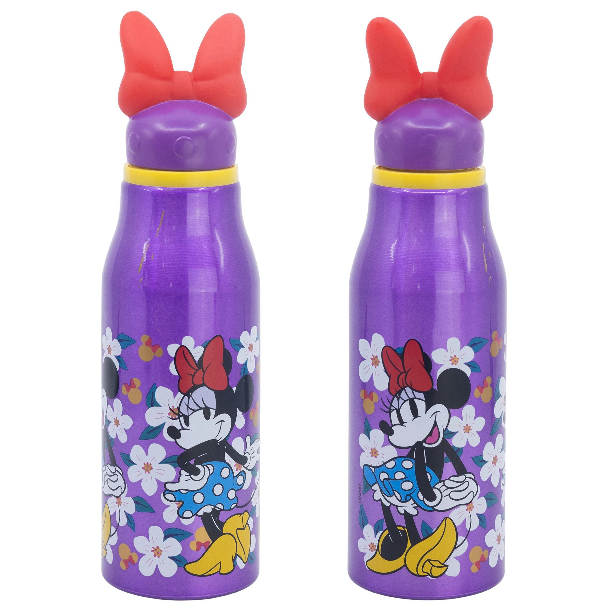 Disney Trinkflasche Disney Minnie Maus 3D Kinder Aluminium Wasserflasche Flasche 690 ml