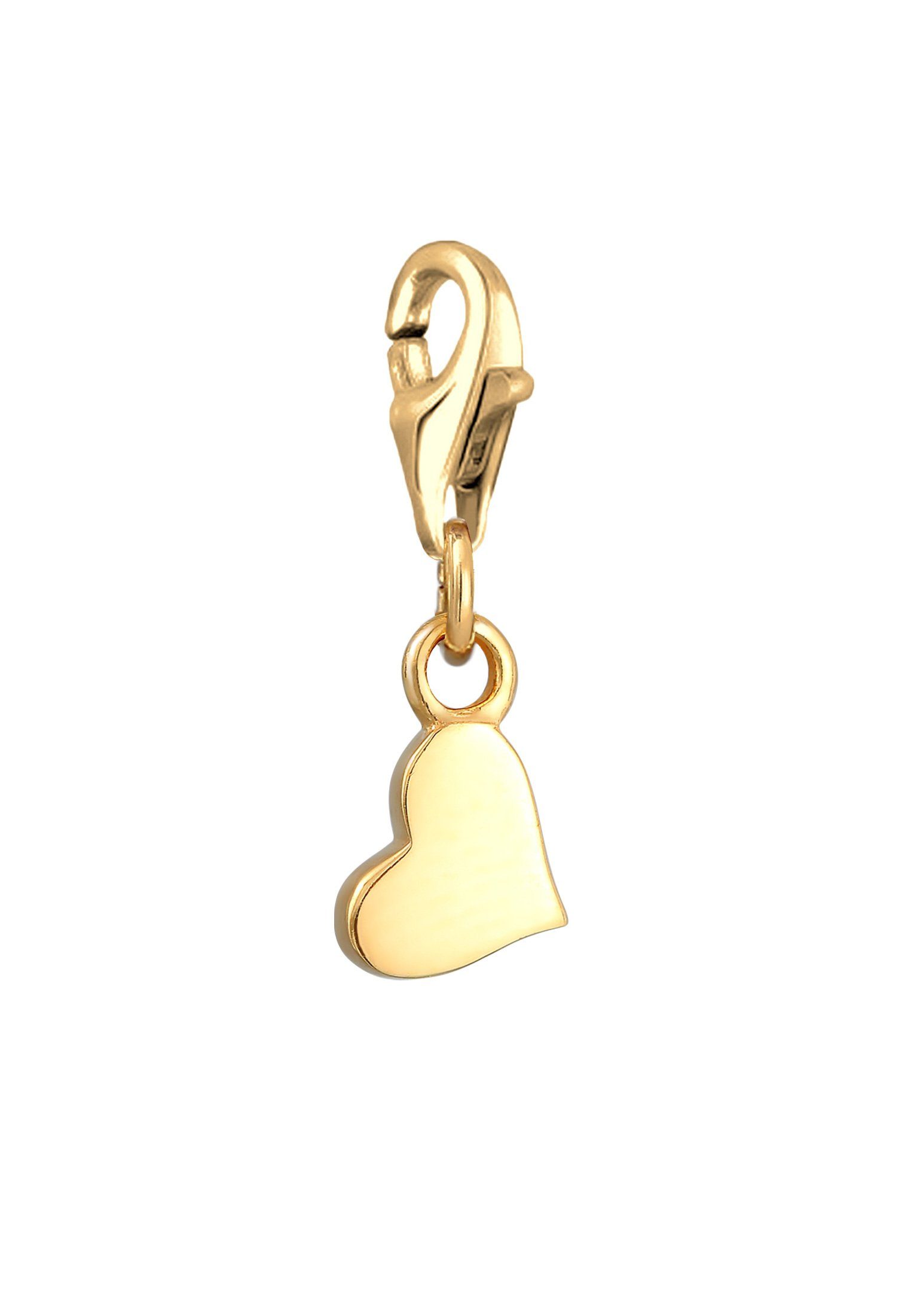 Nenalina Charm-Einhänger Herz Anhänger Liebe 925 Silber, Herz