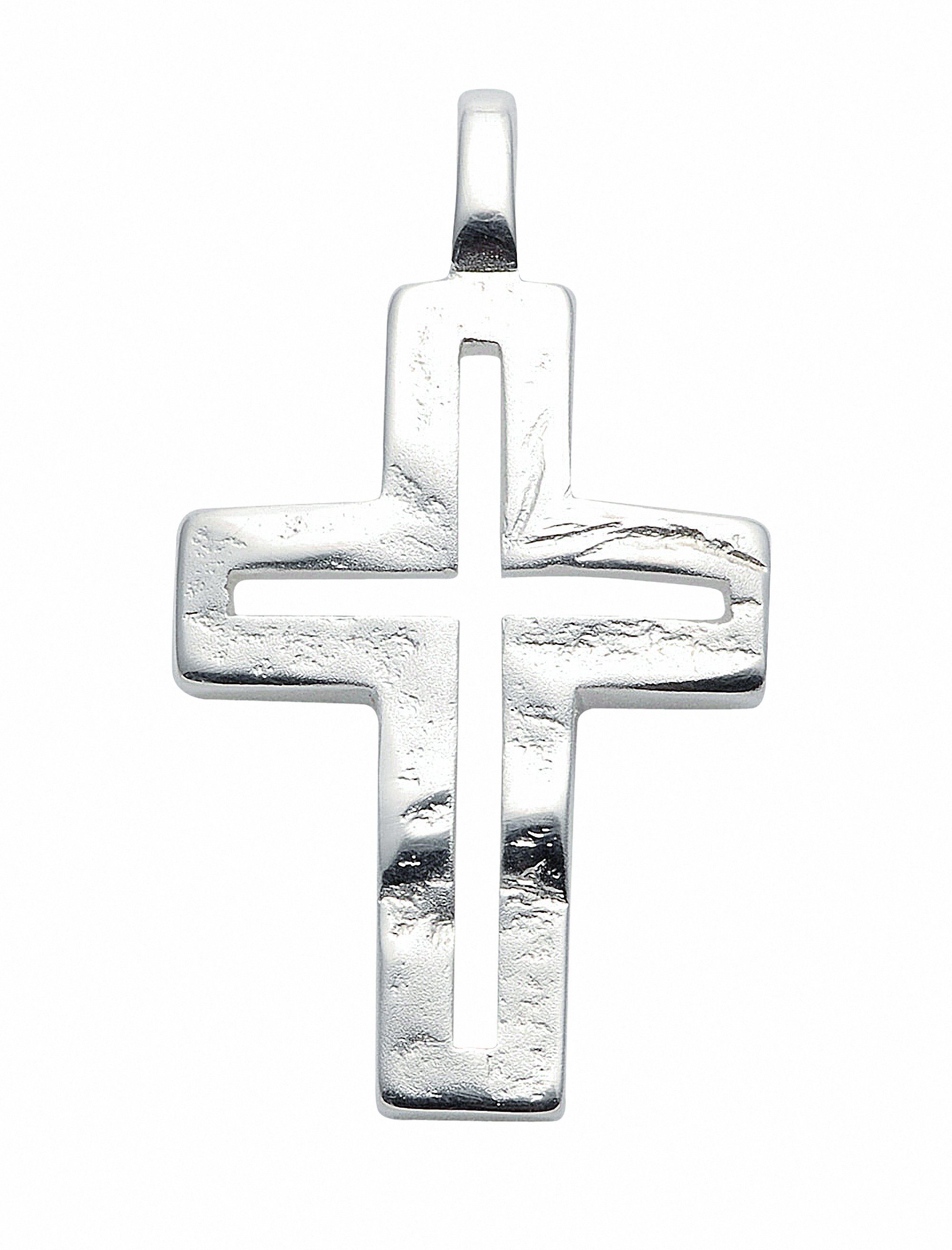 Adelia´s Kette Set 925 Silber - Anhänger Halskette mit mit Kreuz Anhänger, Schmuckset