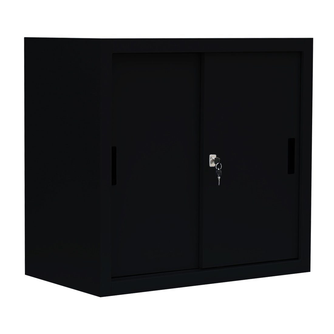 Lullmann Schiebeturenschrank Schiebeturenschrank 2 Oh 750 X 800 X 450 Mm Schwebeturenschrank Buro Aktenschrank Sideboard 1 St Komplett Verschweisst Und Montiert Keine Montage Erforderlich Online Kaufen Otto