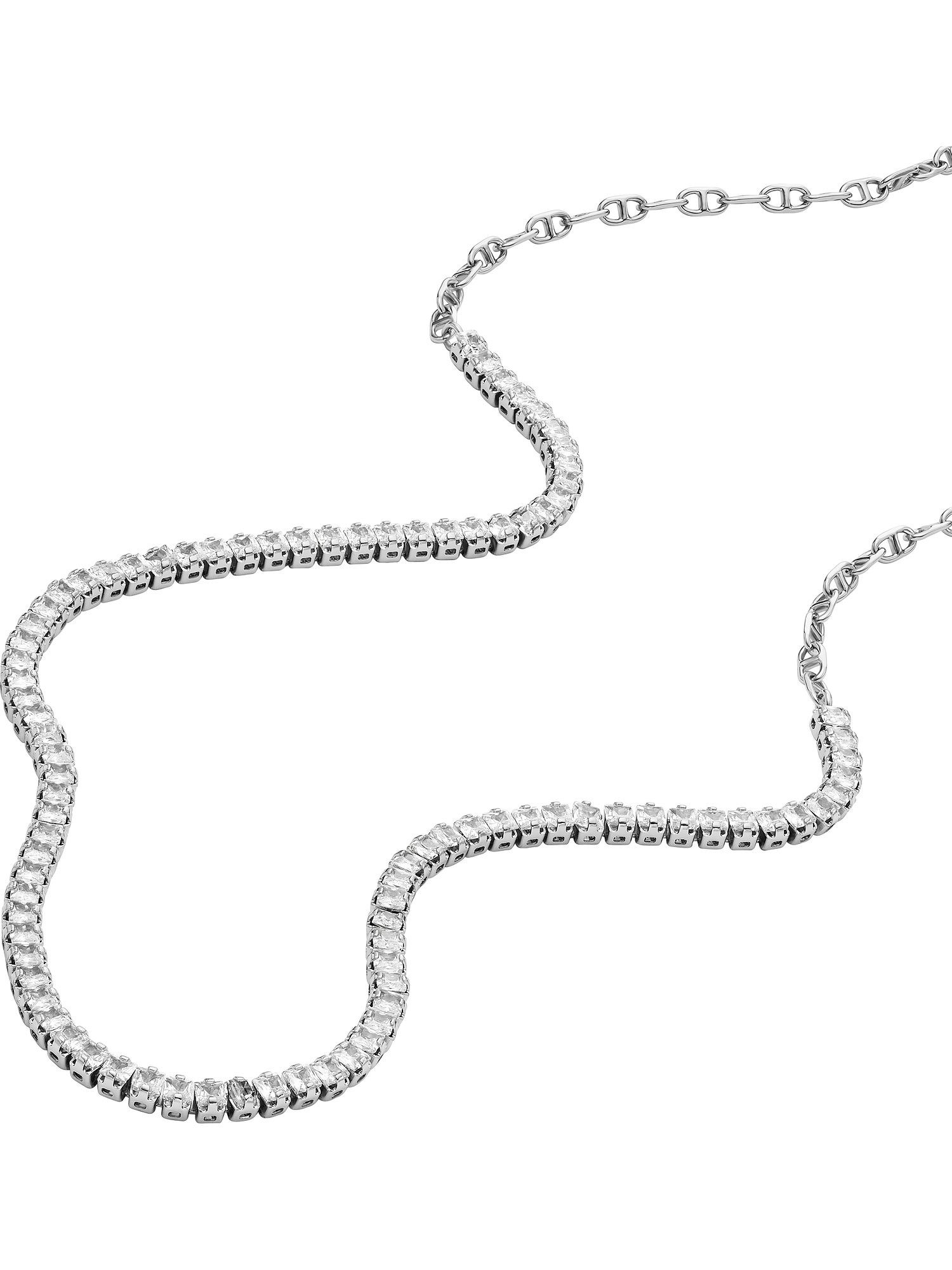 Fossil Collier Fossil Damen-Kette Edelst...