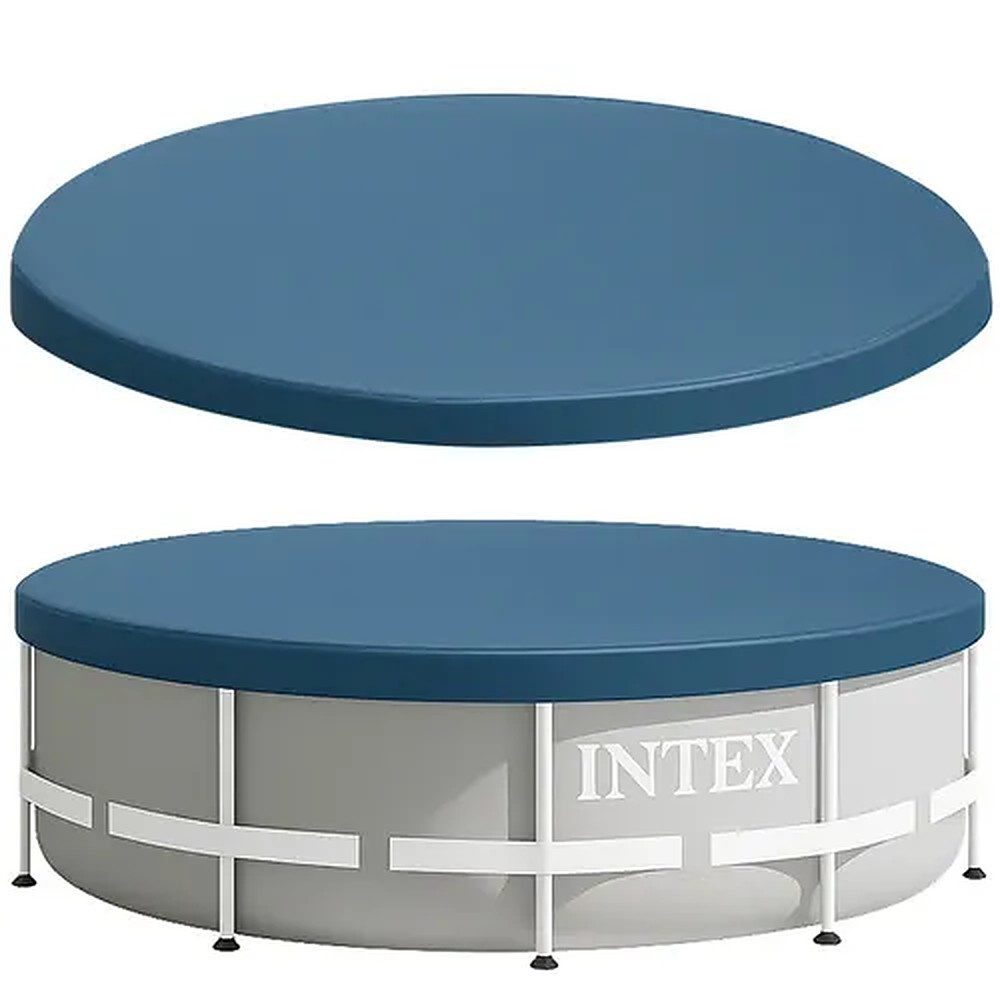 Intex Poolverdeck Abdeckplane Poolplane Schutzplane, (Spar-Set, 1-St), Vinyl 110 g/m², 25 cm Überlappung, witterungsfest