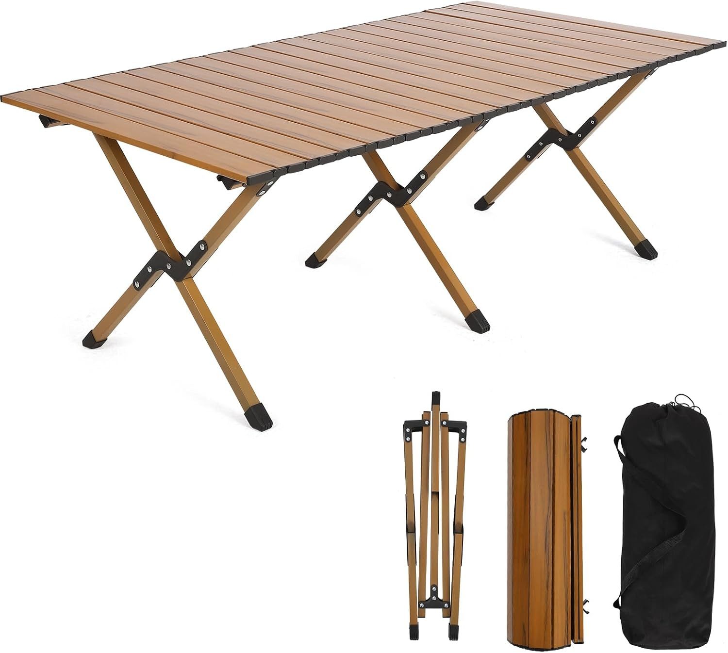 GarveeMore Campingtisch Klappbar Tragbar,Klapptisch Belastbar 100kg,116x60c günstig online kaufen