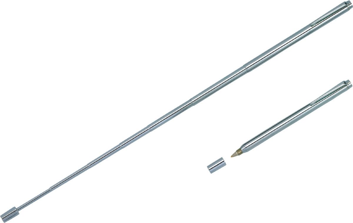 Tafel Teleskop-Kugelschreiber 13cm chrom.