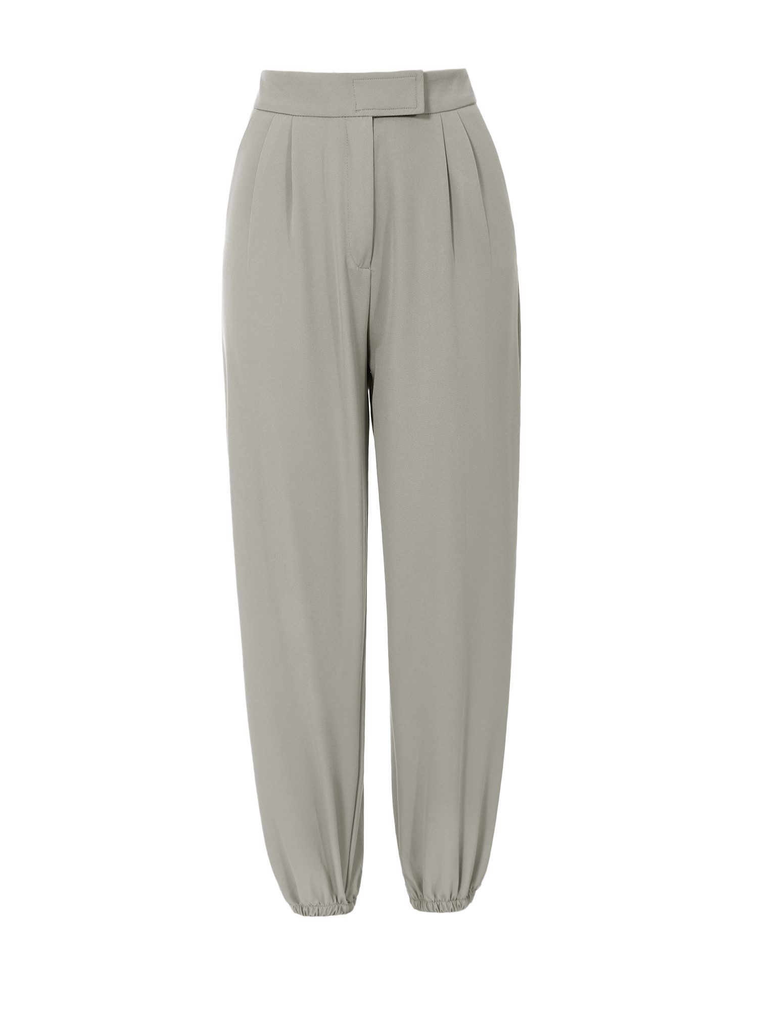 Jogginghose Damen High Waist Weite Hose mit Bündchen