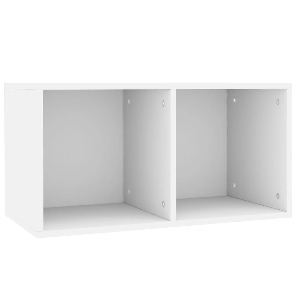 vidaXL Regal Schallplatten-Aufbewahrungsbox Weiß 713436 cm günstig online kaufen