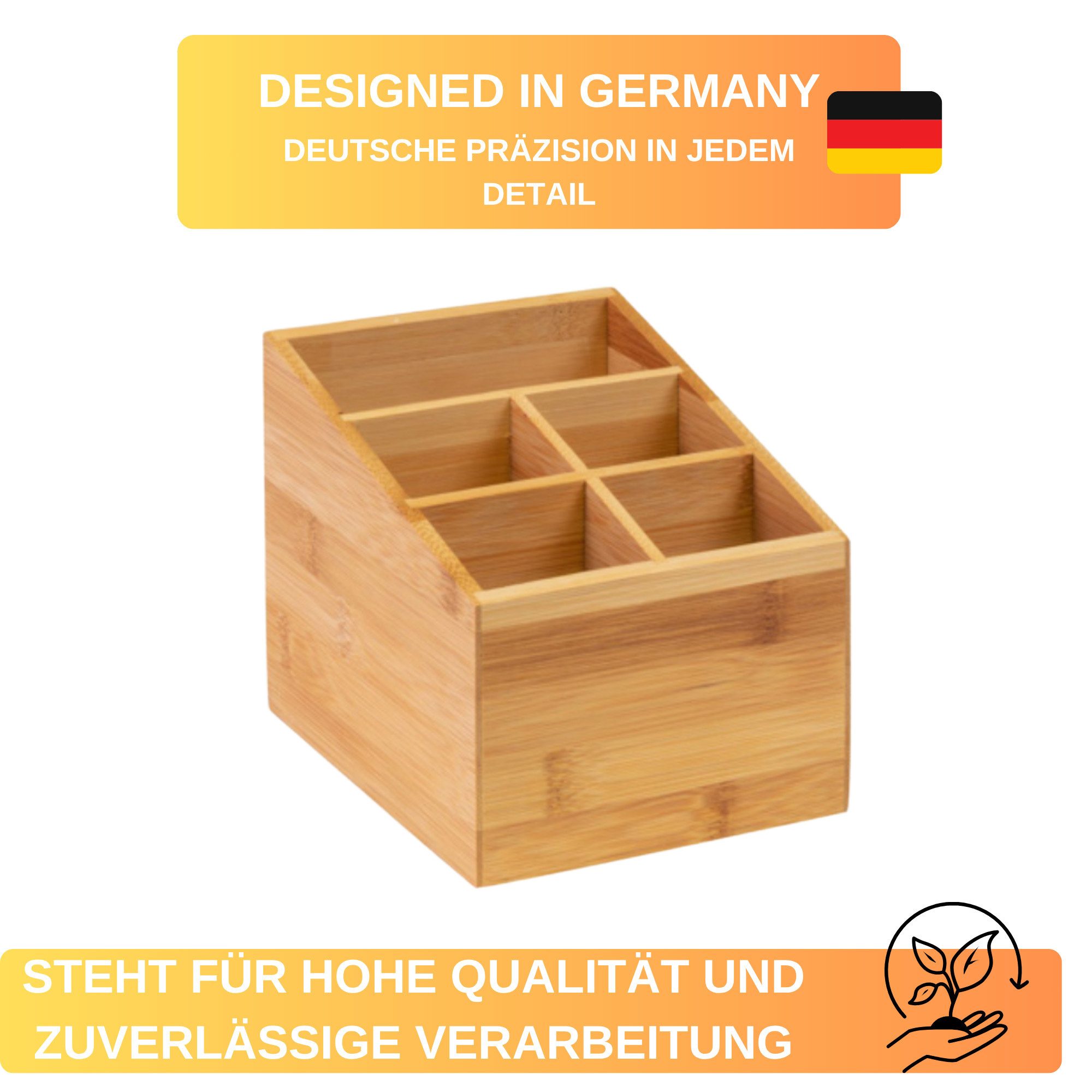 Thiru Besteckhalter - Utensilienhalter - Bambus - in verschiedenen Größen, günstig online kaufen