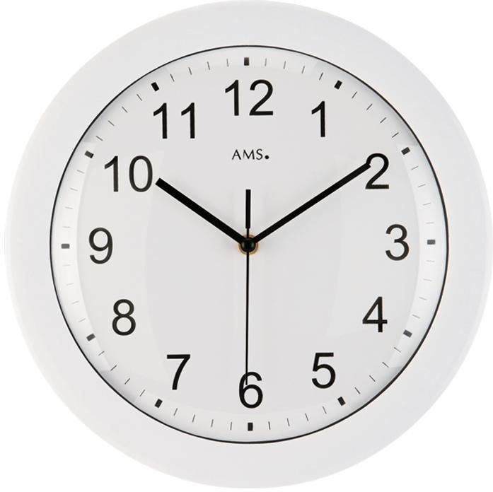 AMS Funkwanduhr F5934 (Quarzuhr,Wohnzimmer,Esszimmer,Küche,Arbeitszimmer,Büro, Flur)