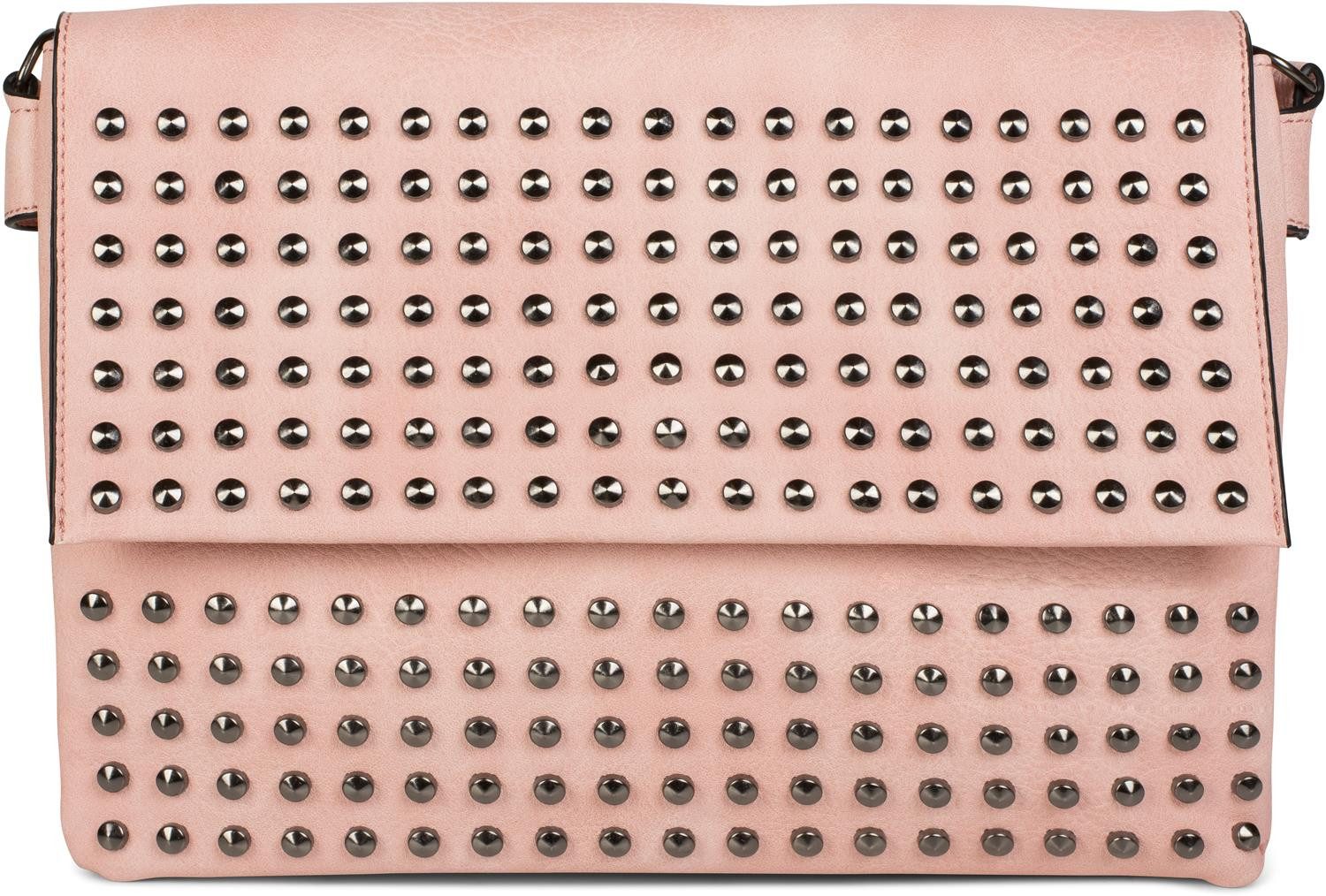 styleBREAKER Clutch Clutch mit Spitz Nieten (1-tlg)