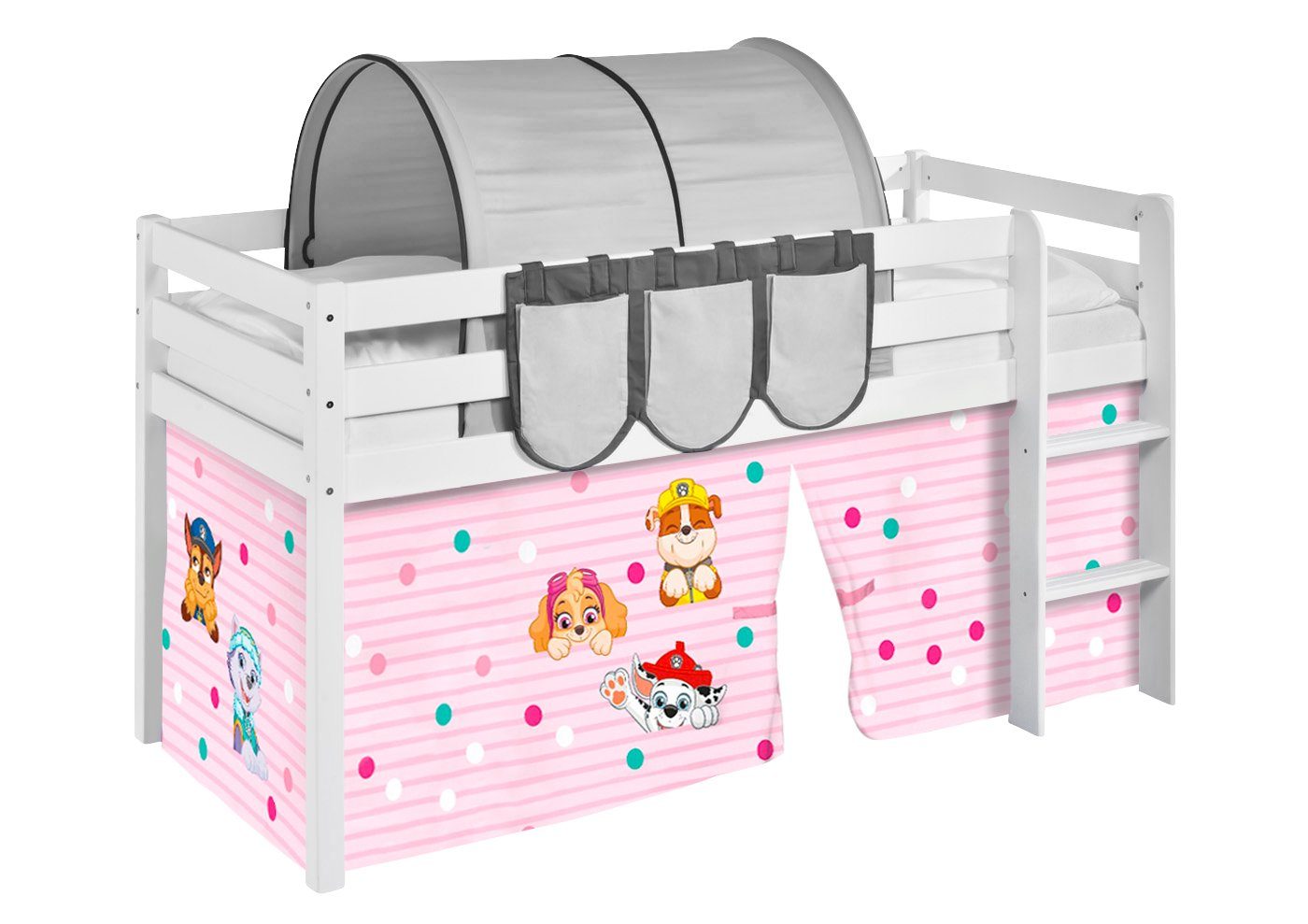 Lilokids Bettvorhang PAW PATROL ROSA Bettvorhang für Hochbett und Etagenbett