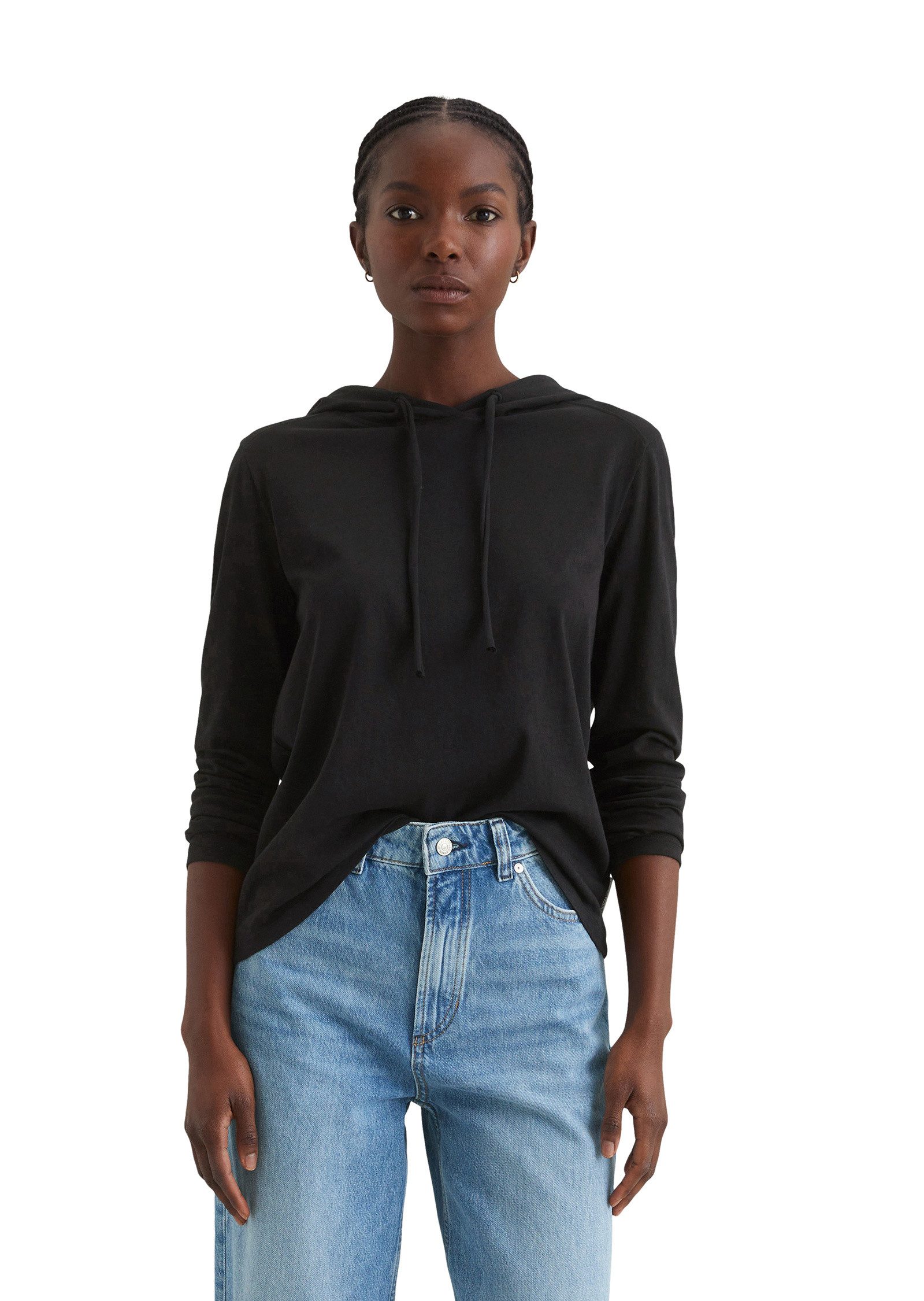 Marc O'Polo DENIM Langarmshirt aus weichem Single Jersey
