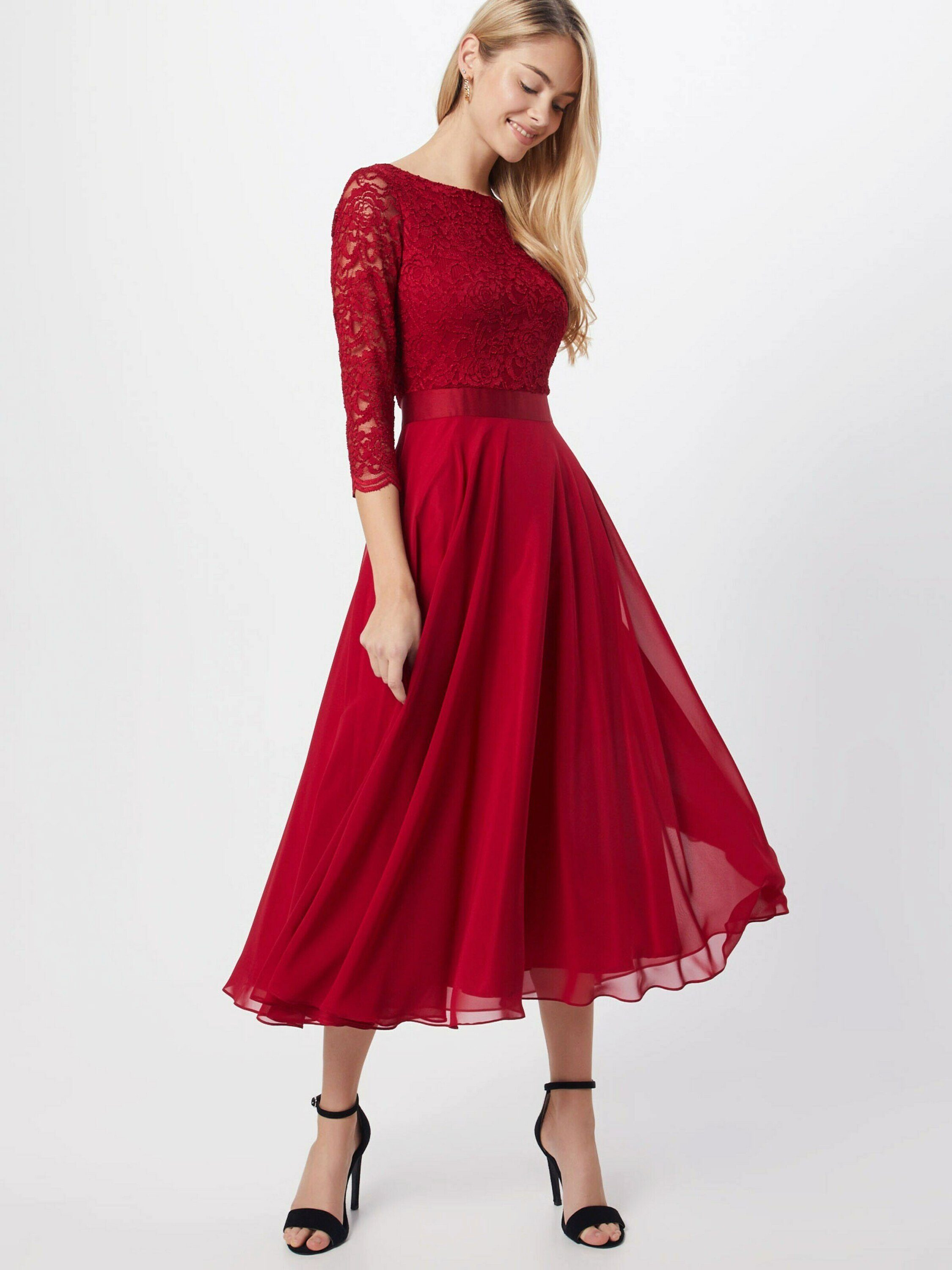 SWING Cocktailkleid (1-tlg) Spitze