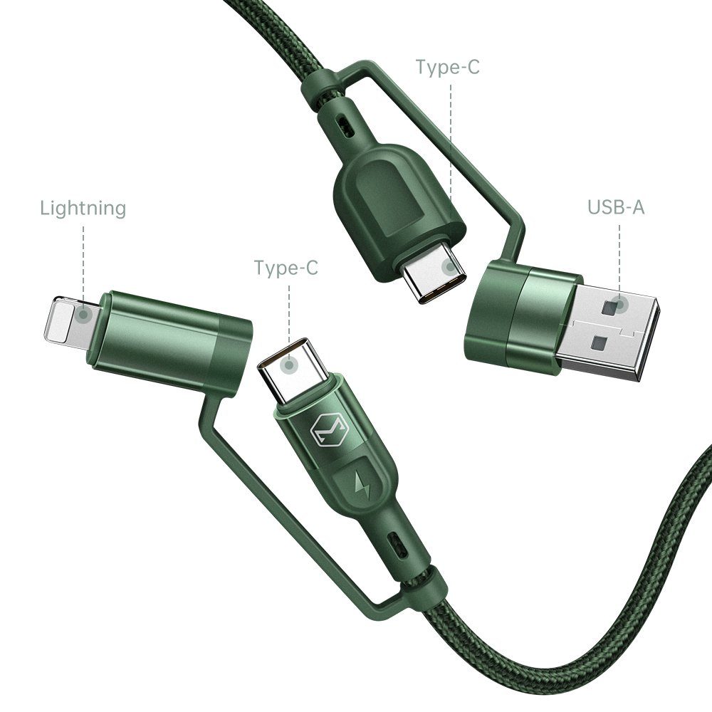 COFI 1453 4-in-1 PD Fast Charge Schnellladekabel Ladegerät Kabel USB-Kabel – Bild 2 von 5