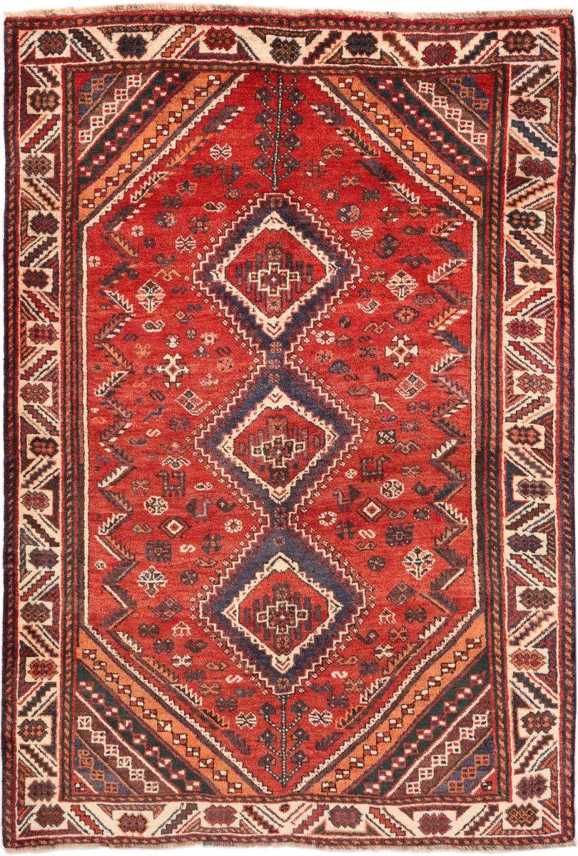 Orientteppich Shiraz 176x253 Handgeknüpfter Orientteppich / Perserteppich, Nain Trading, rechteckig, Höhe: 10 mm