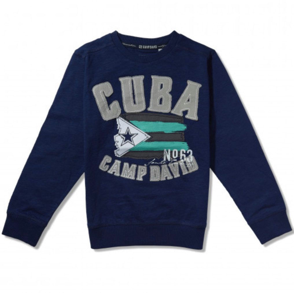 Sweater Camp David Sweatshirt für Jungen, aus 100 % Baumwolle
