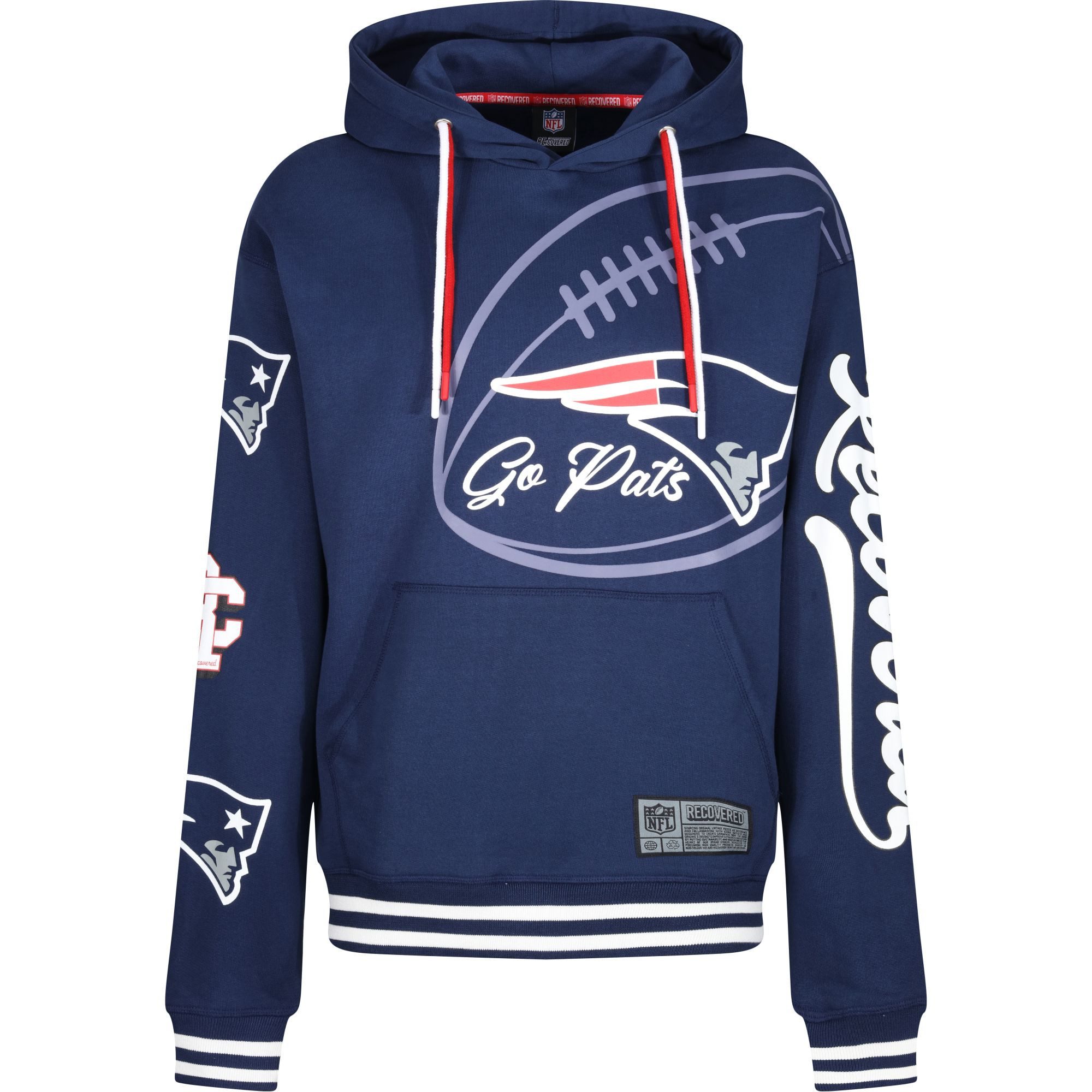 Recovered Kapuzenpullover Re:covered Oversize PATCHES NFL Teams