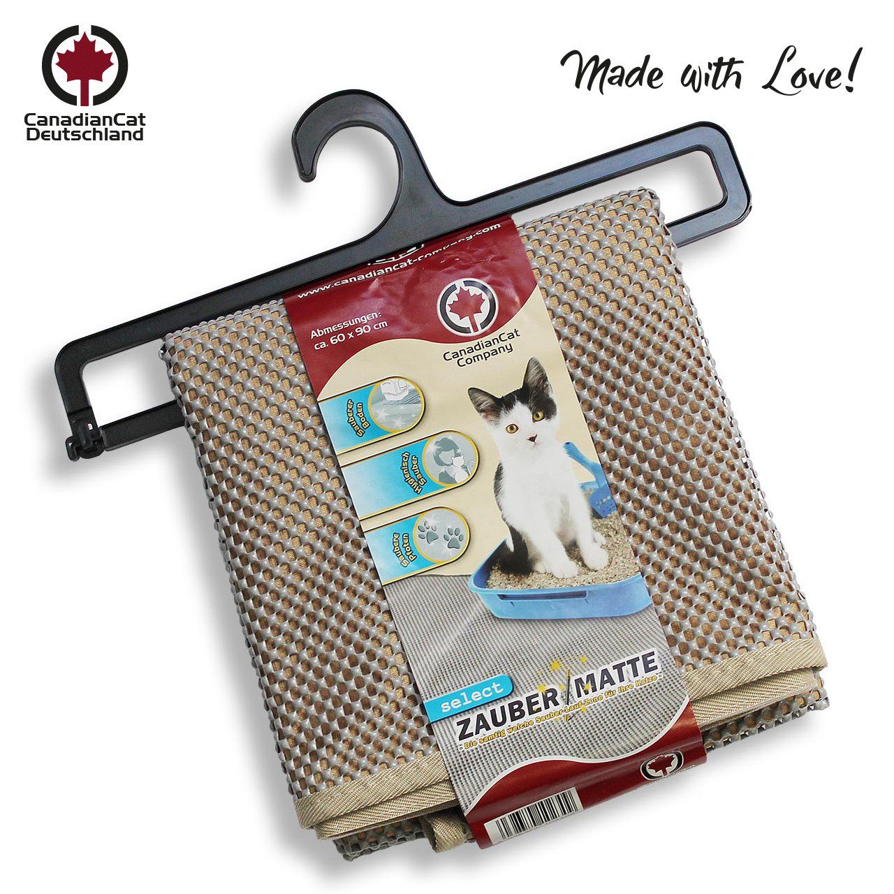 Katzentoilette Zaubermatte SELECT - grau