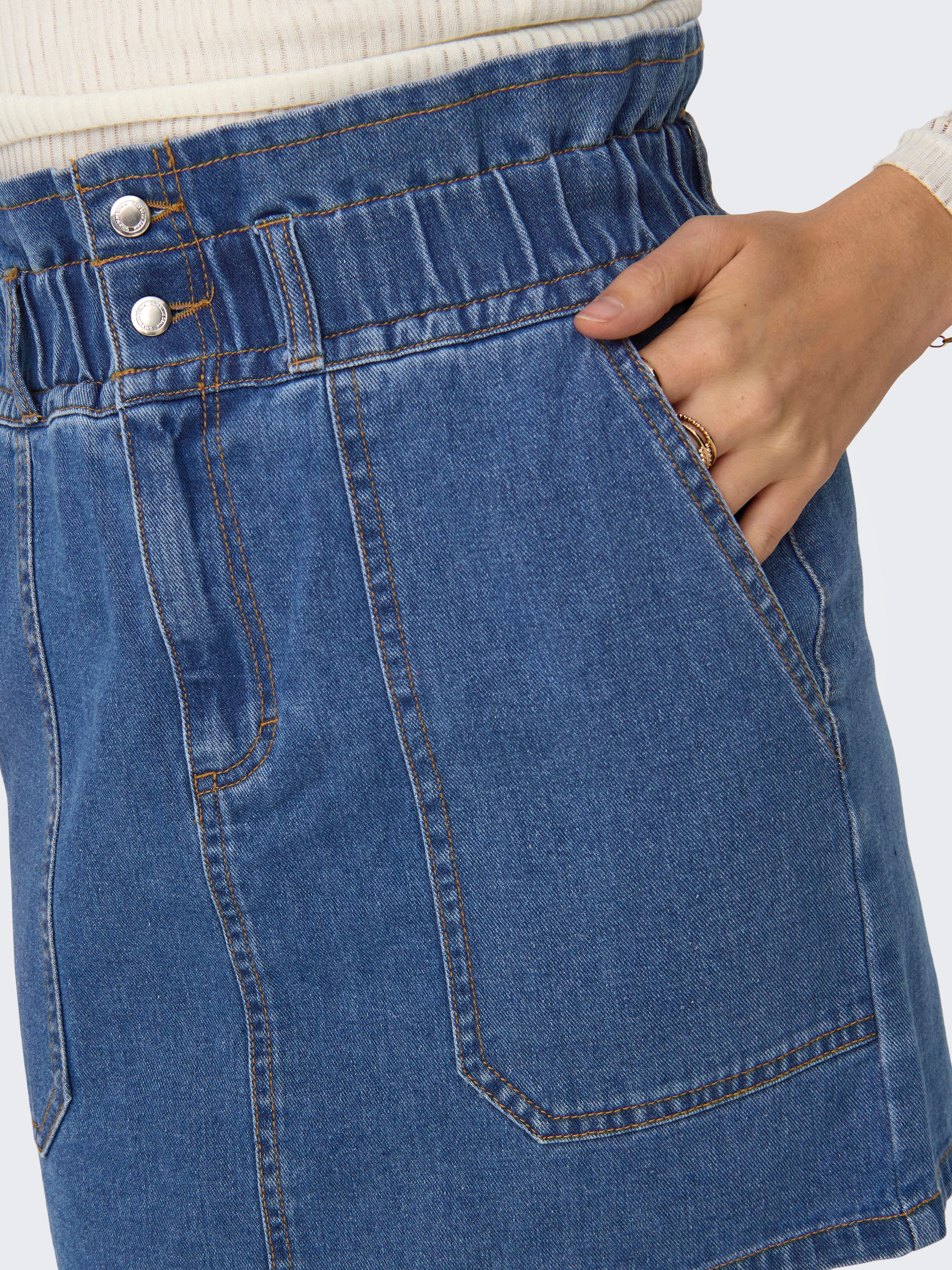 ONLY Jeansrock ONLMILLIE HW MINI CARGO PB DNM SKIRT BJ günstig online kaufen