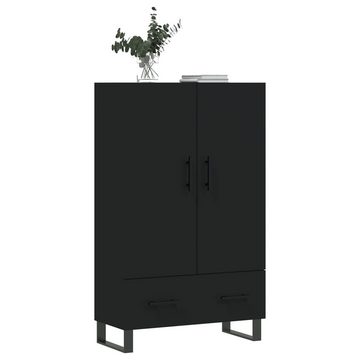 furnicato Sideboard Highboard Schwarz 69,5x31x115 cm Holzwerkstoff