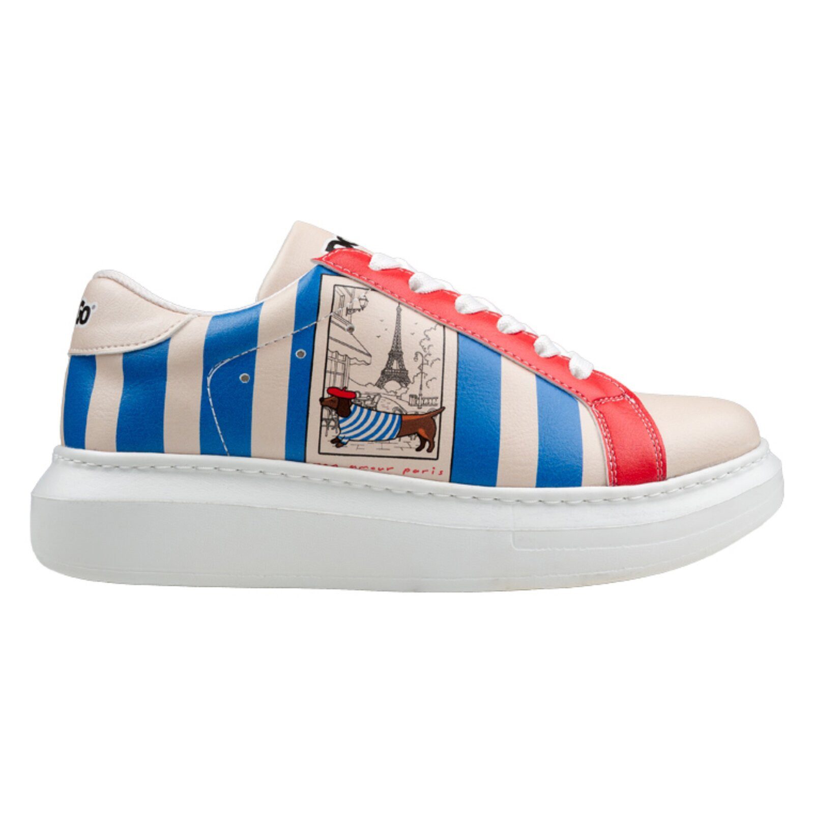 DOGO Verona Low-Top Sneaker Mon Amour Damen Sneaker Sneaker Handgefertigt